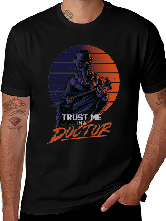 Plague Doctor T-Shirt - Trust Me Im A Doctor