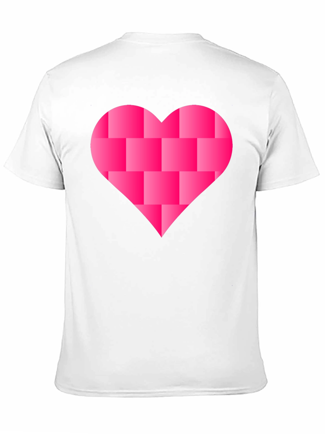 Heart Blocks Graphic Tee - Black Casual Shirt