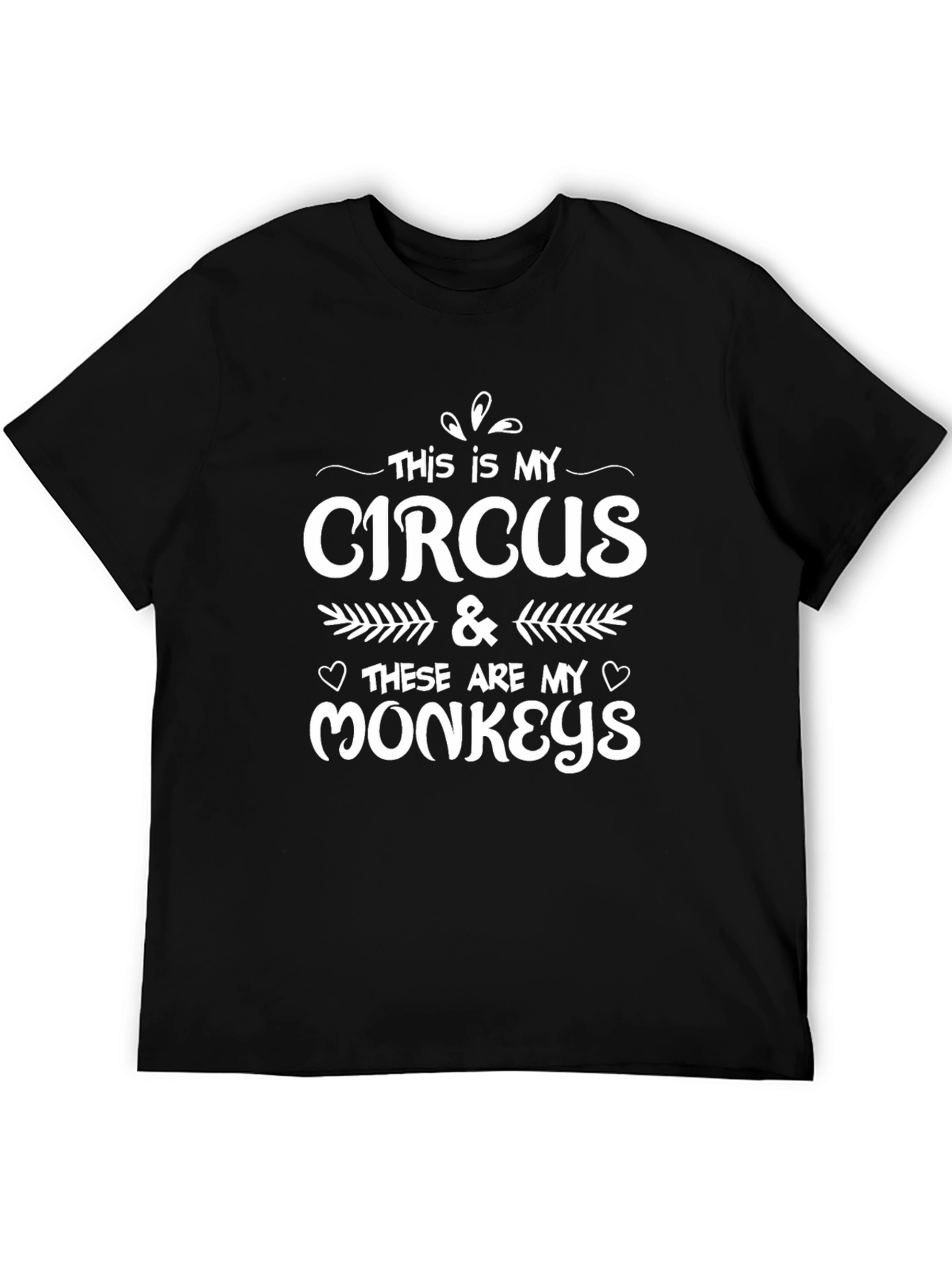 This is My Circus Monkeys Graphic T-Shirt