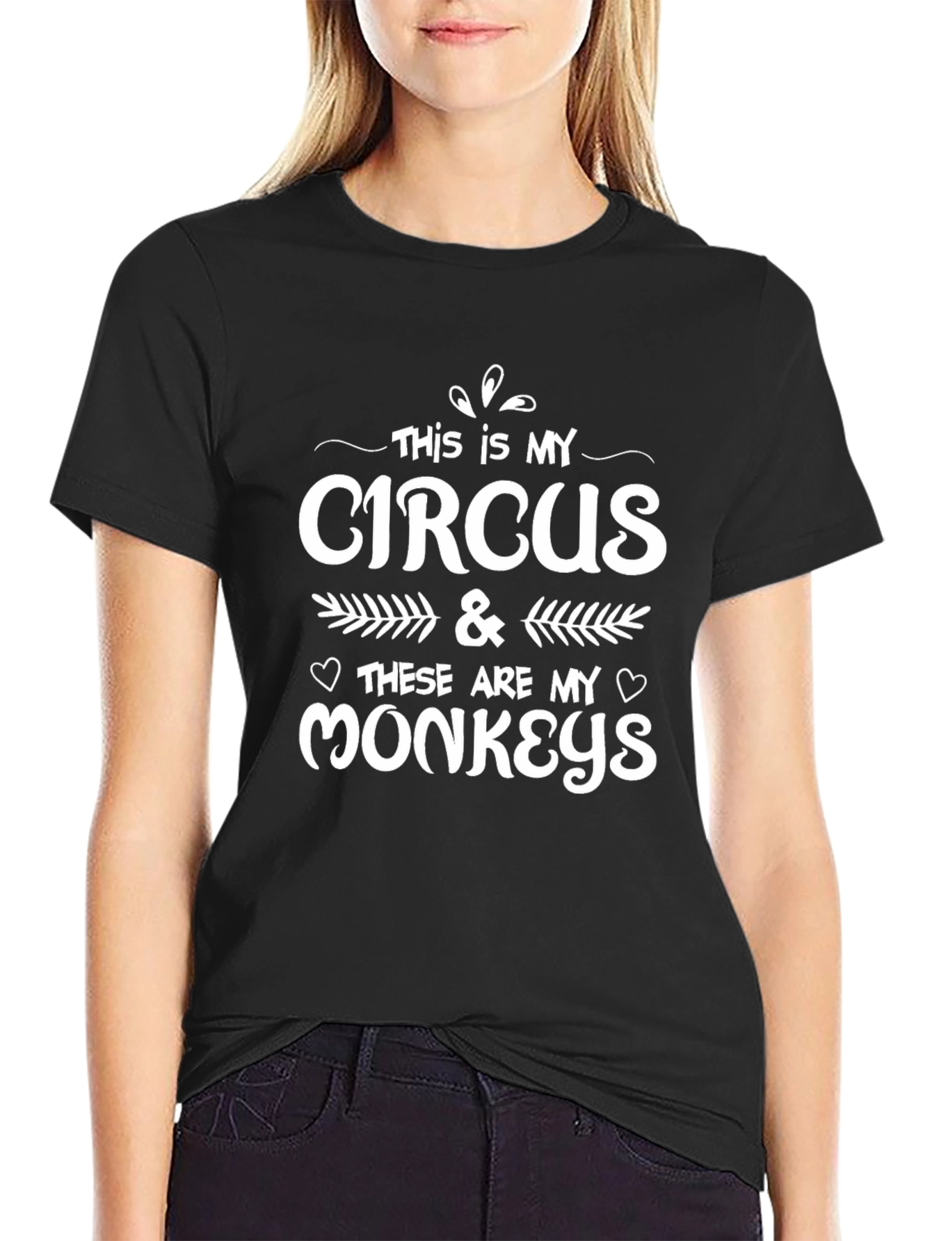 This is My Circus Monkeys Graphic T-Shirt