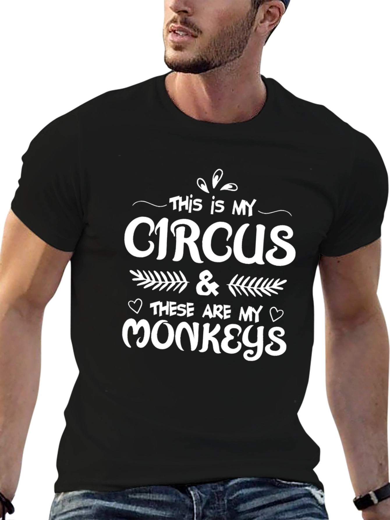 This is My Circus Monkeys Graphic T-Shirt