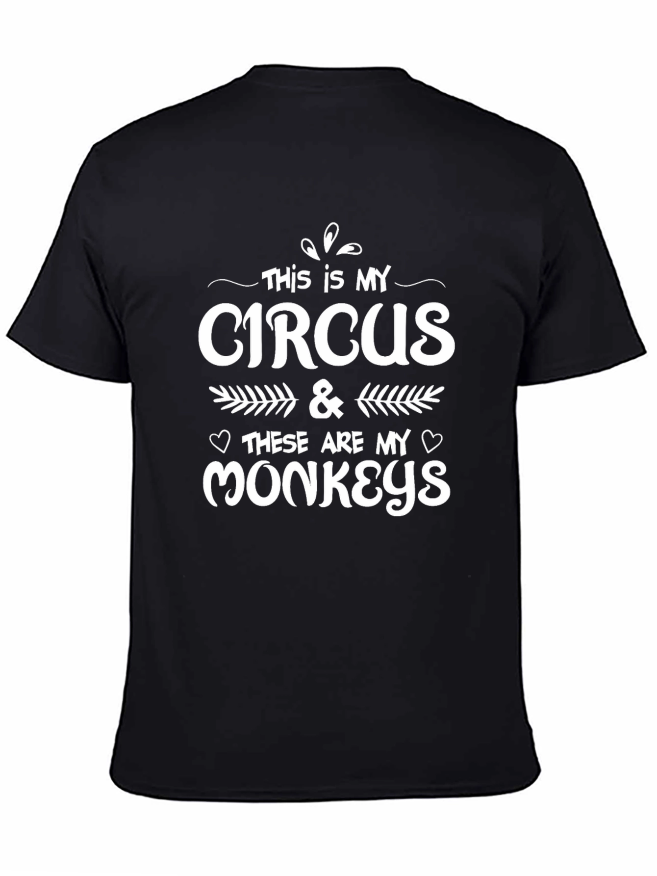 This is My Circus Monkeys Graphic T-Shirt