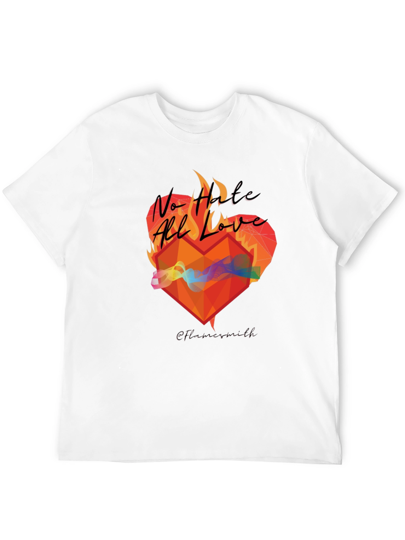 No Hate All Love Graphic T-Shirt