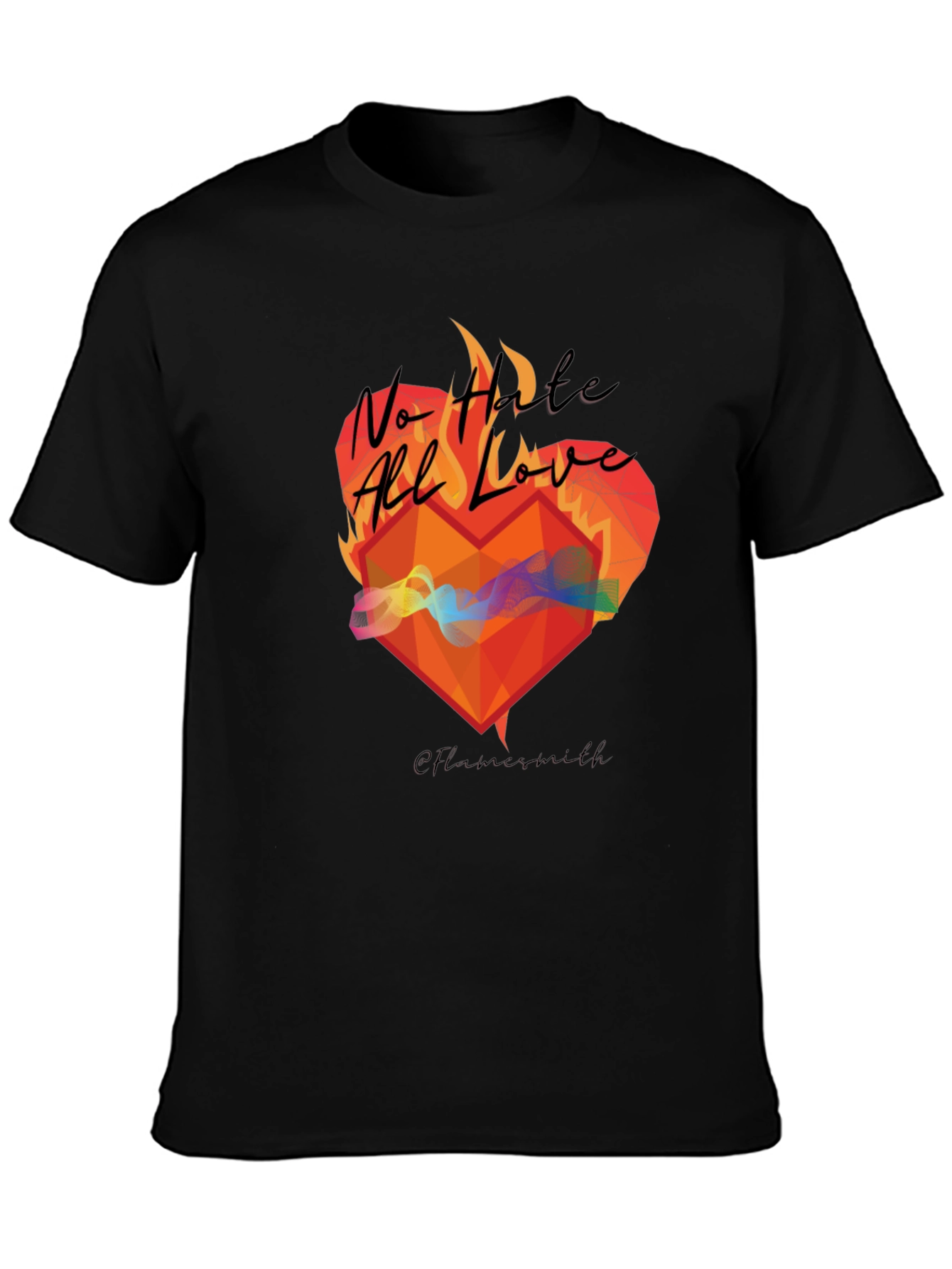 No Hate All Love Graphic T-Shirt