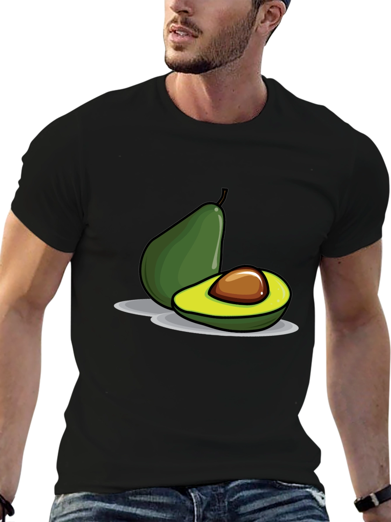 Avocado Graphic Print T-Shirt