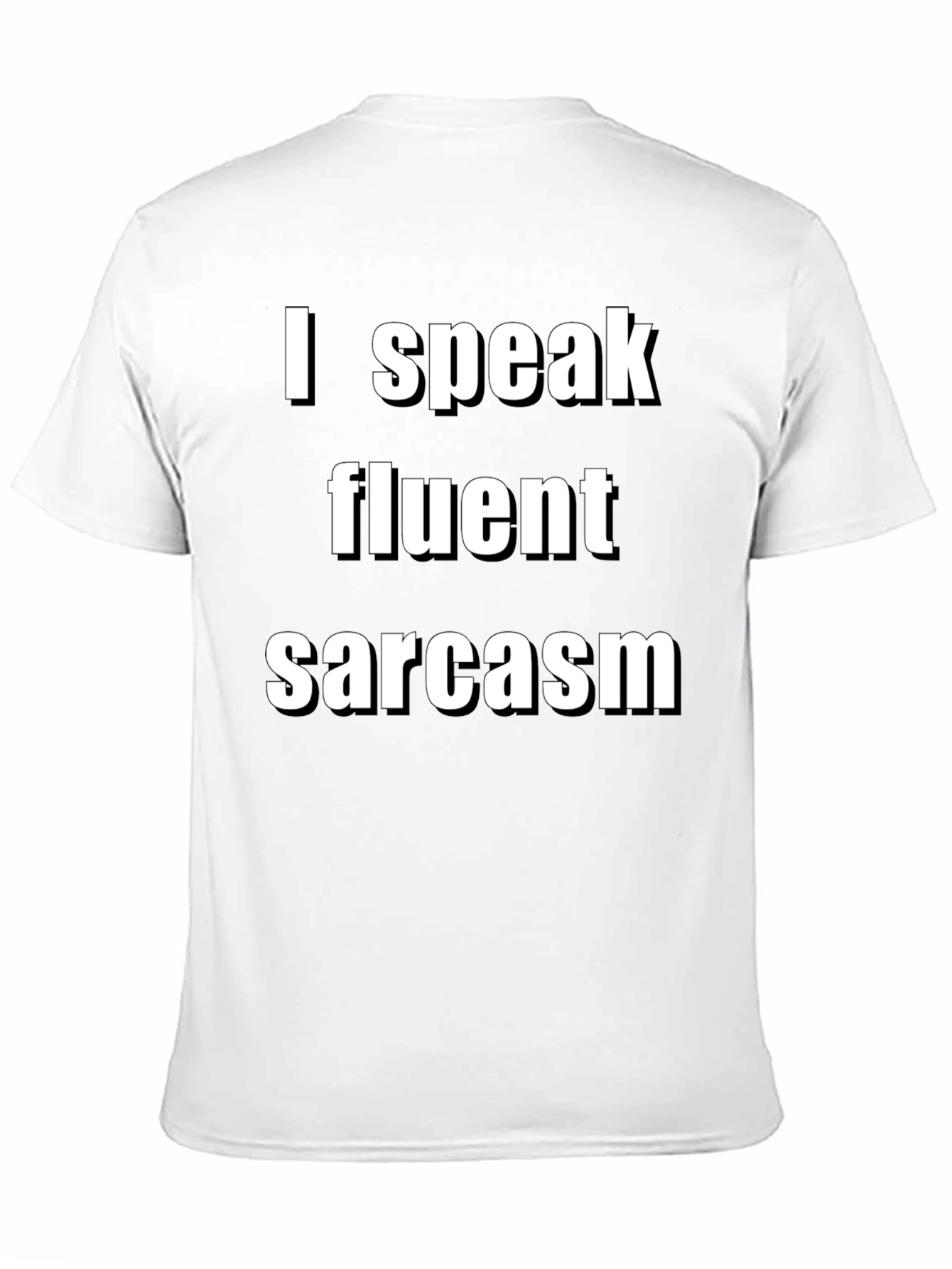 Fluent Sarcasm Graphic Tee - Unisex Black Shirt