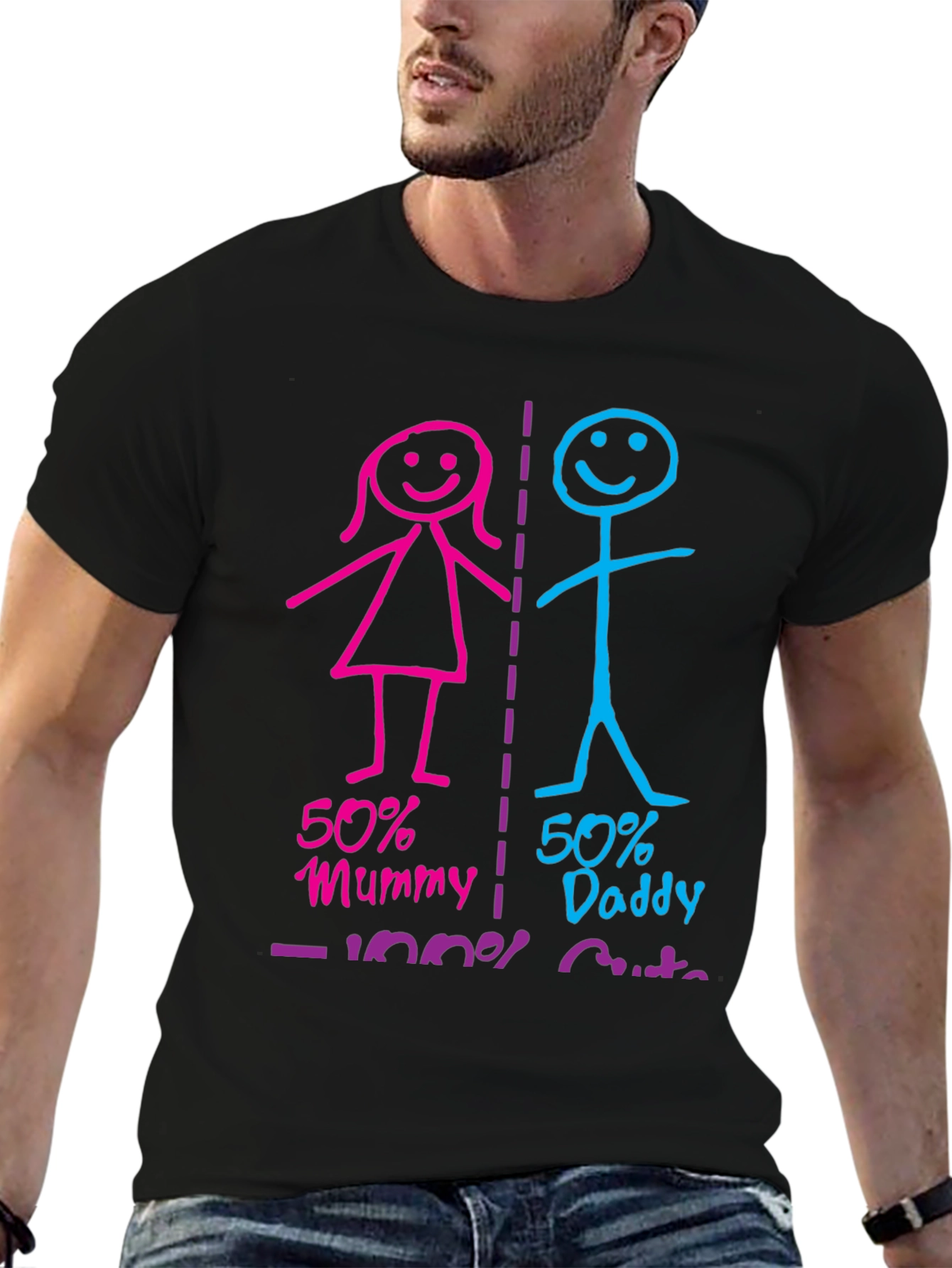 50% Mummy 50% Daddy 100% Cute T-Shirt
