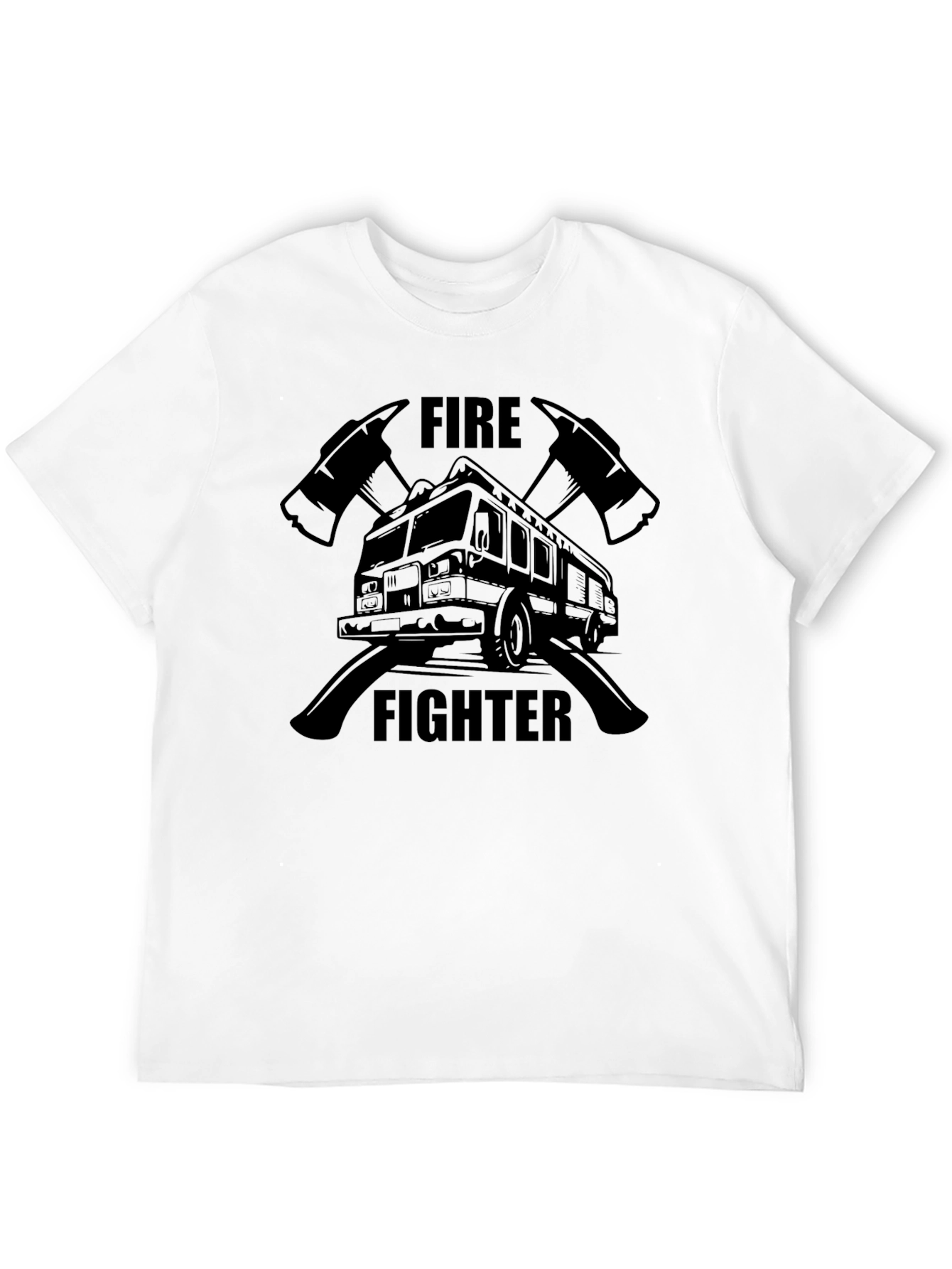 Firefighter Truck Graphic T-Shirt