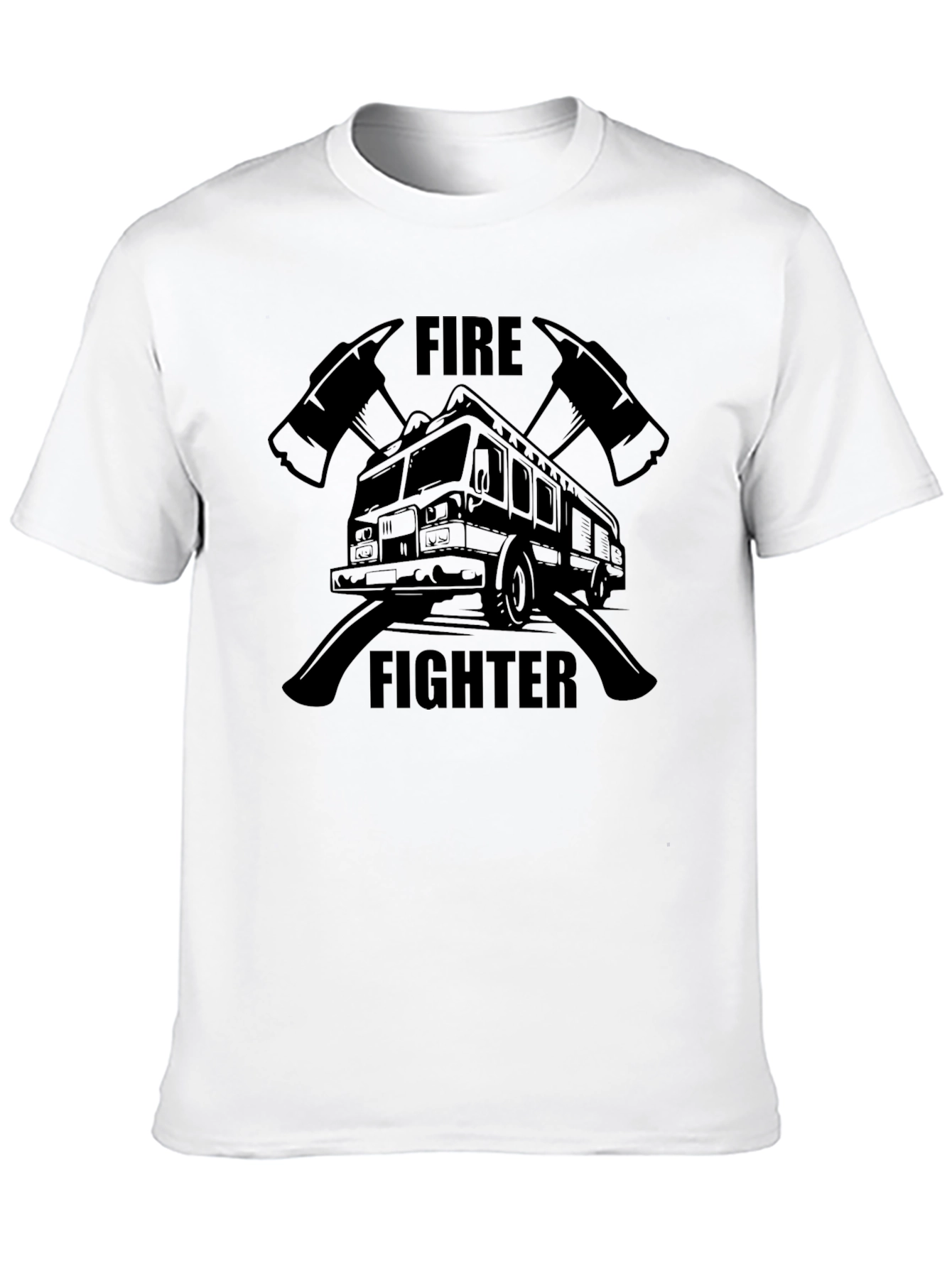 Firefighter Truck Graphic T-Shirt