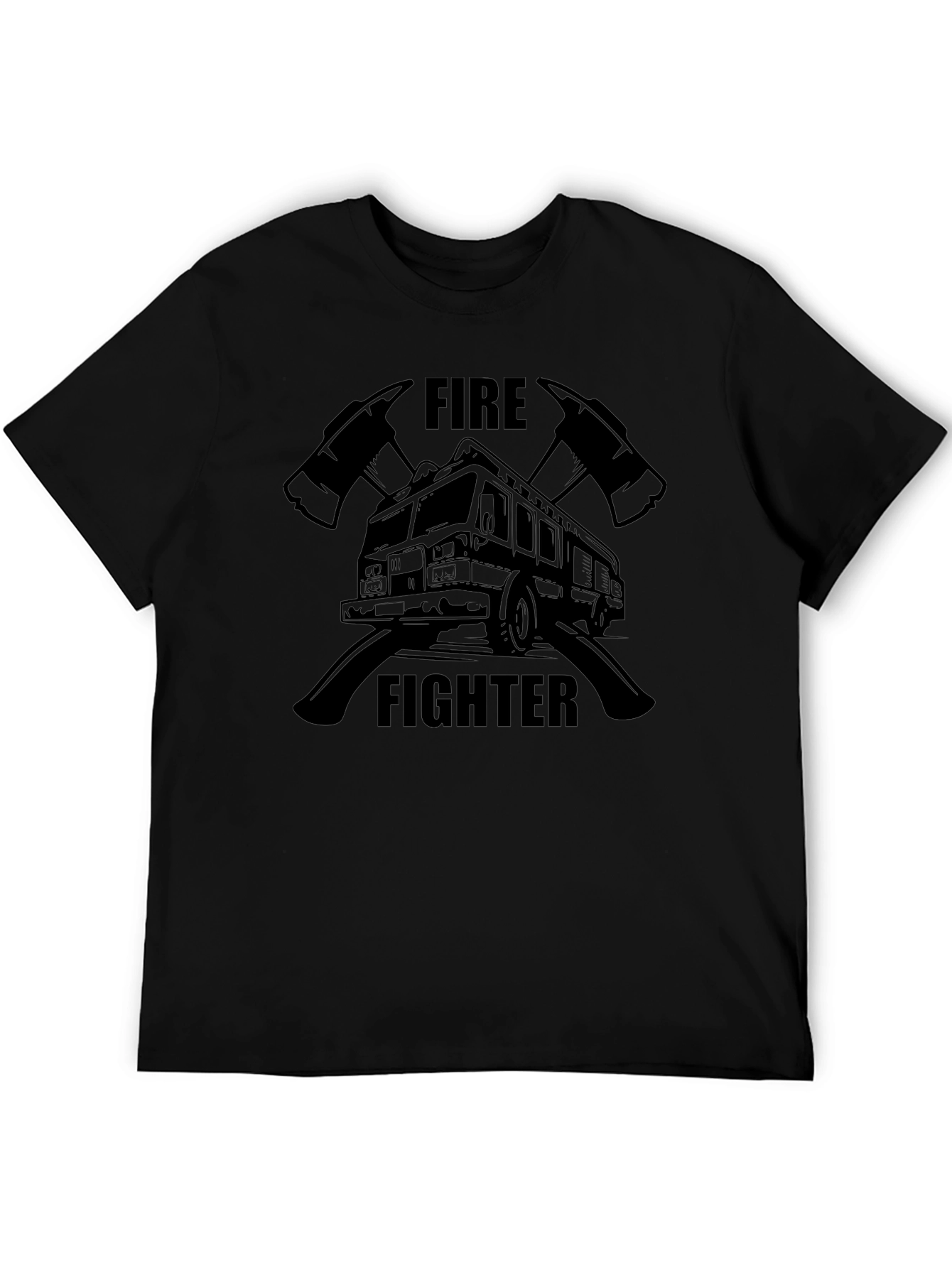 Firefighter Truck Graphic T-Shirt
