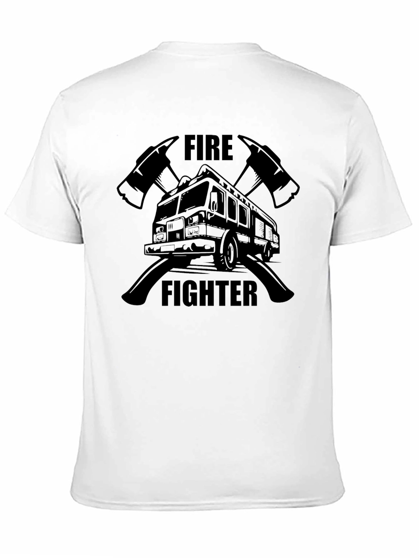 Firefighter Truck Graphic T-Shirt