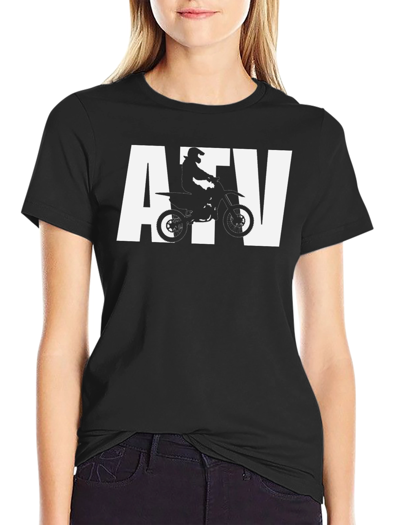 ATV Rider Graphic Tee - Dirt Bike Motocross T-Shirt
