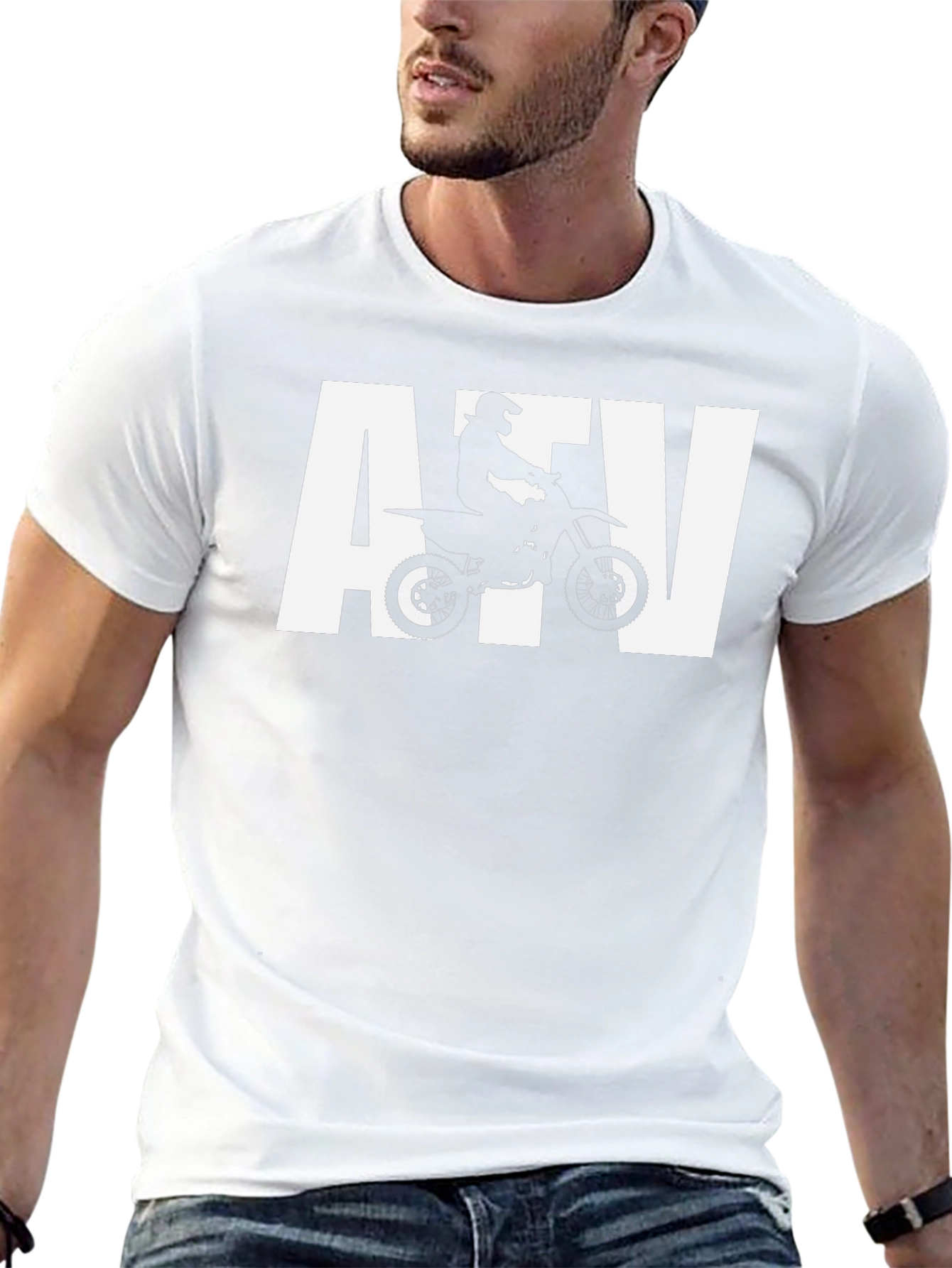 ATV Rider Graphic Tee - Dirt Bike Motocross T-Shirt