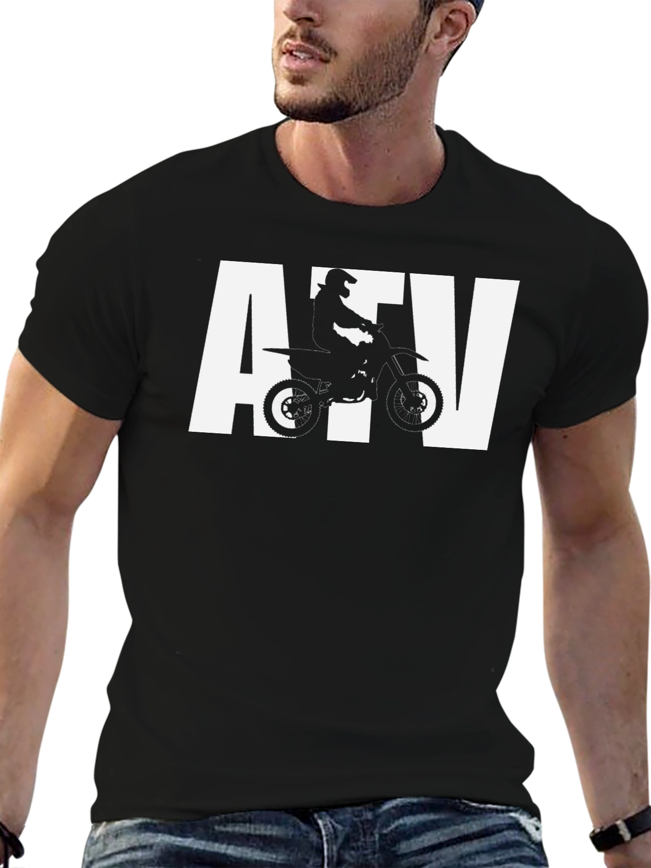 ATV Rider Graphic Tee - Dirt Bike Motocross T-Shirt