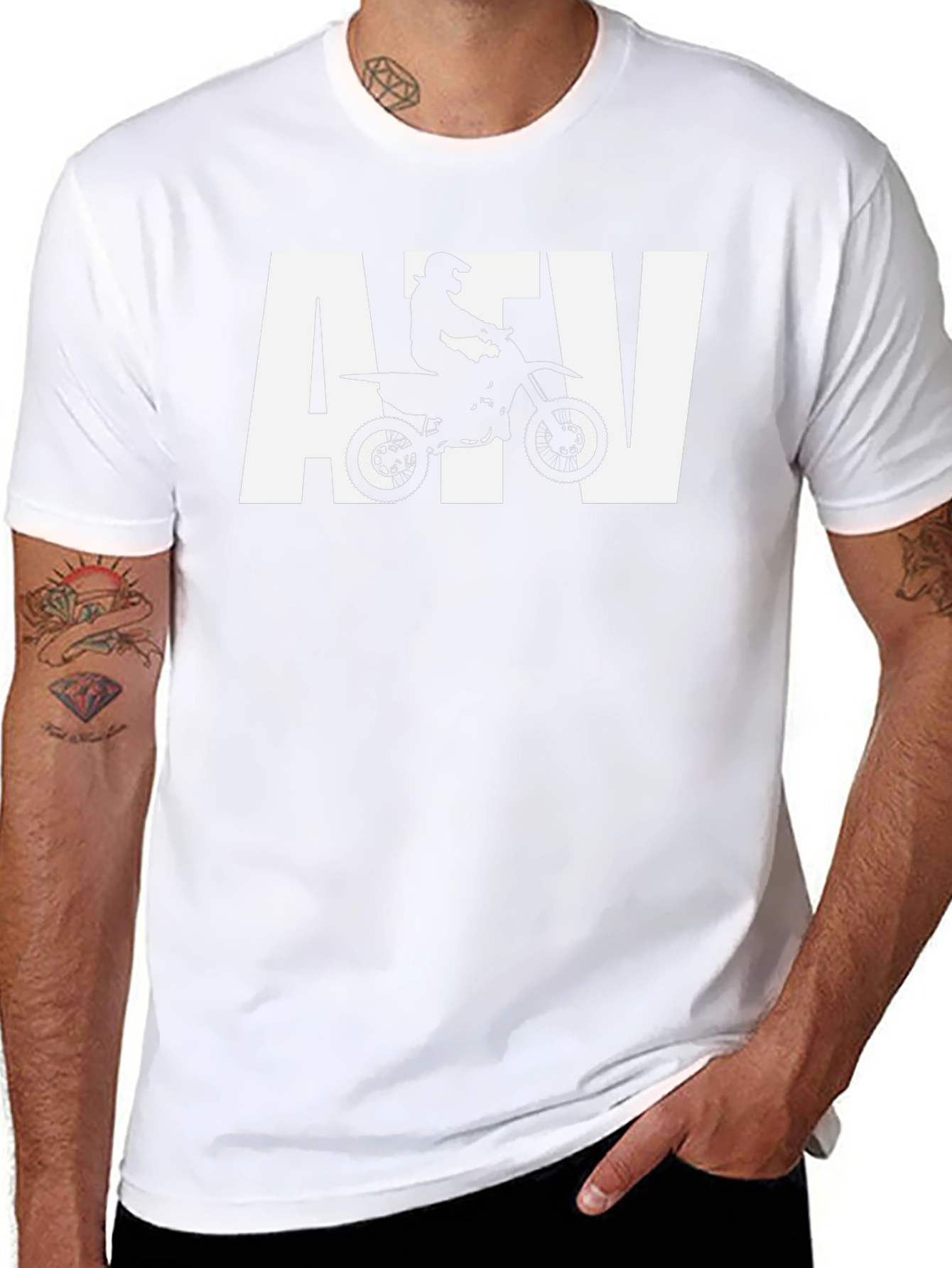 ATV Rider Graphic Tee - Dirt Bike Motocross T-Shirt