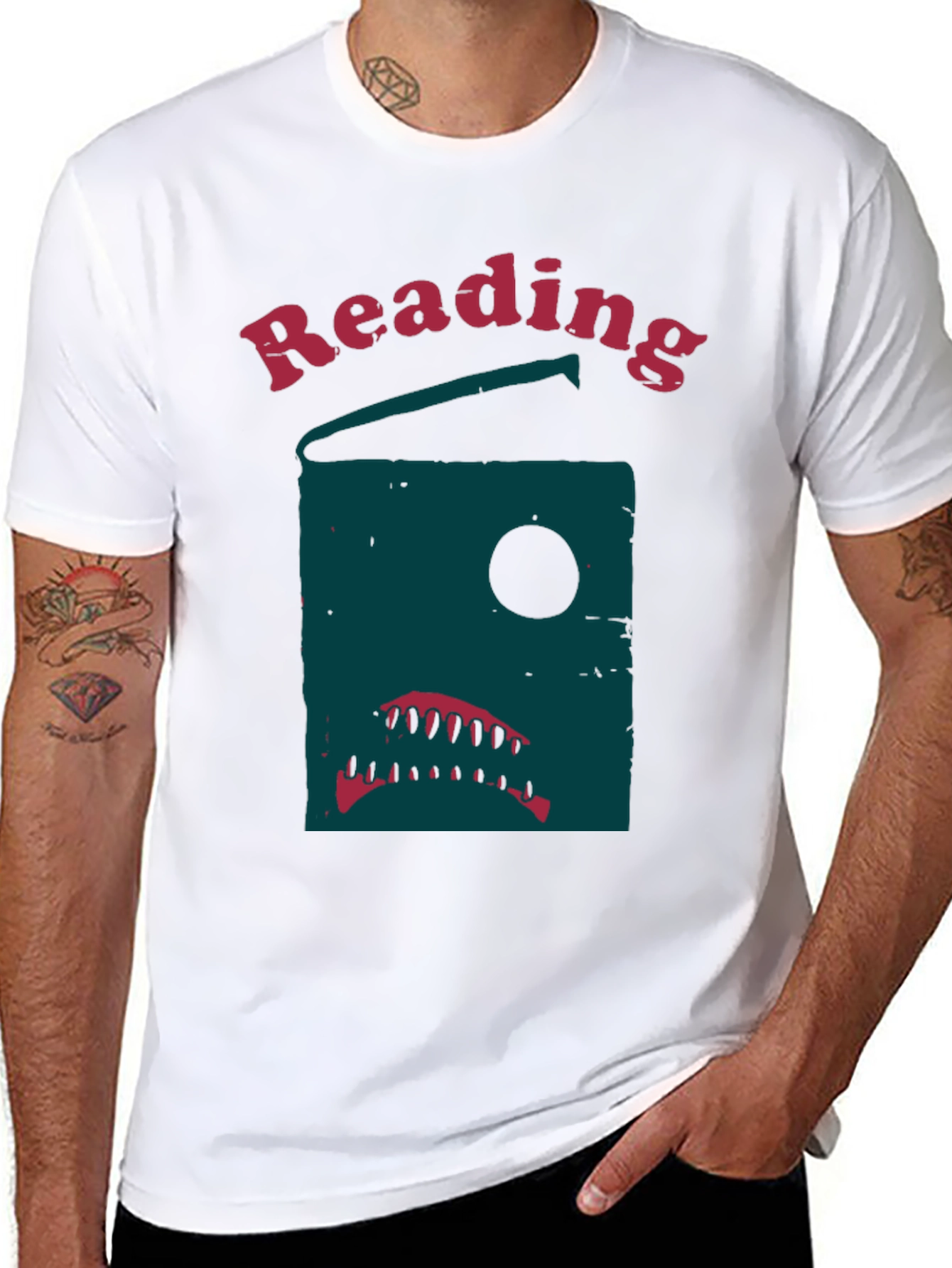 Reading Shark Graphic T-Shirt