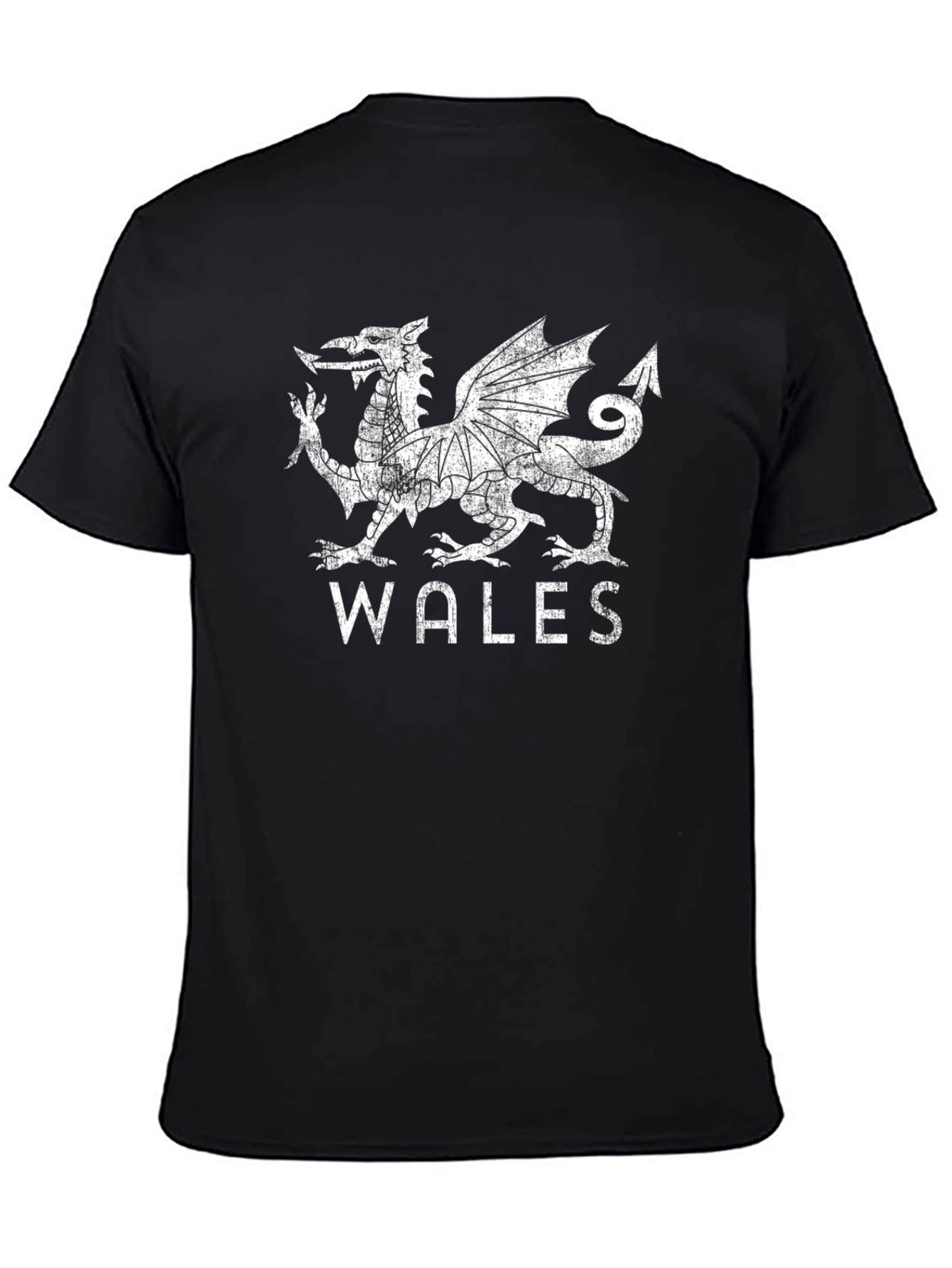 Wales Dragon T-Shirt - Distressed Graphic Tee