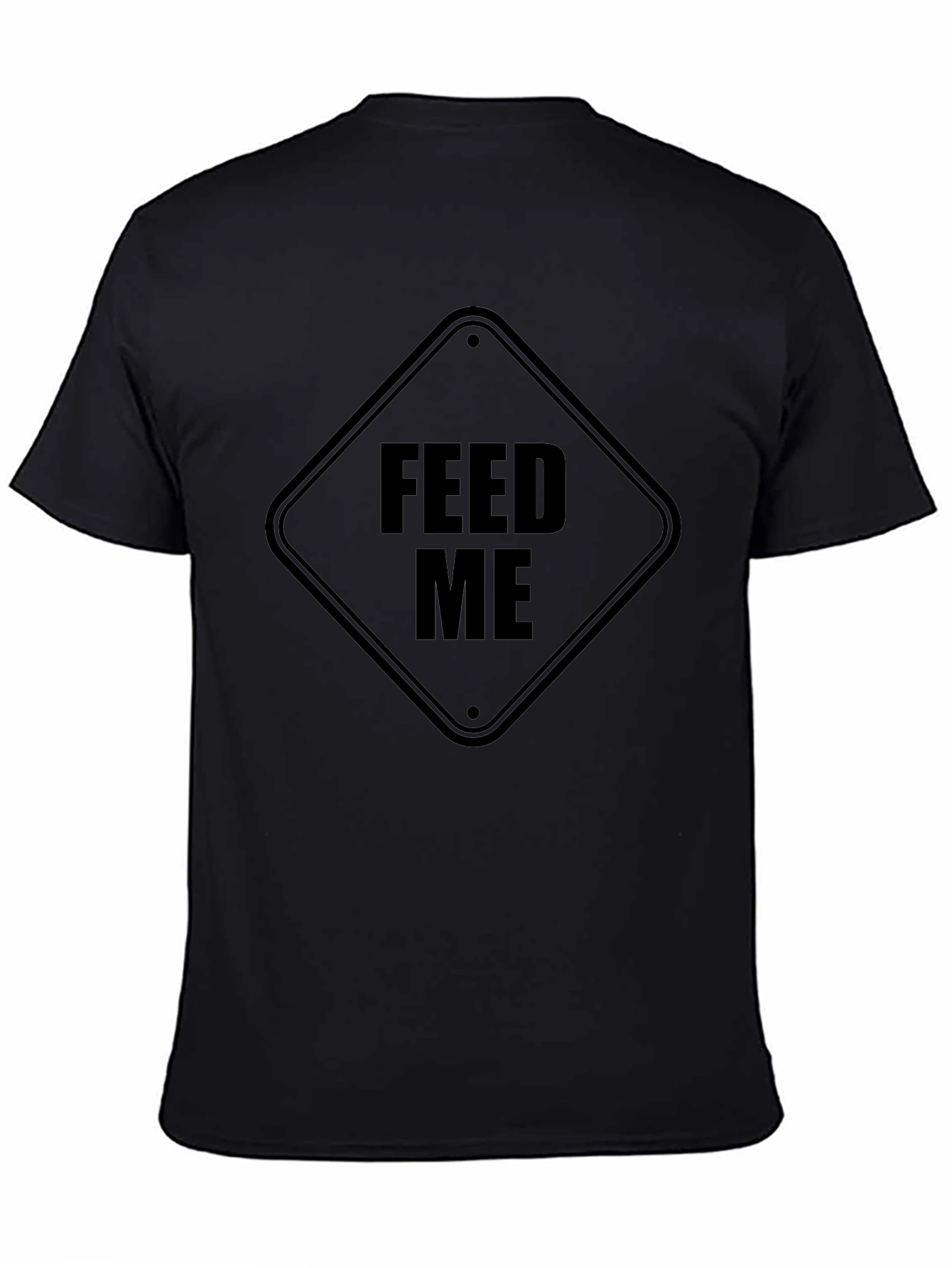 Feed Me Graphic T-Shirt - Black