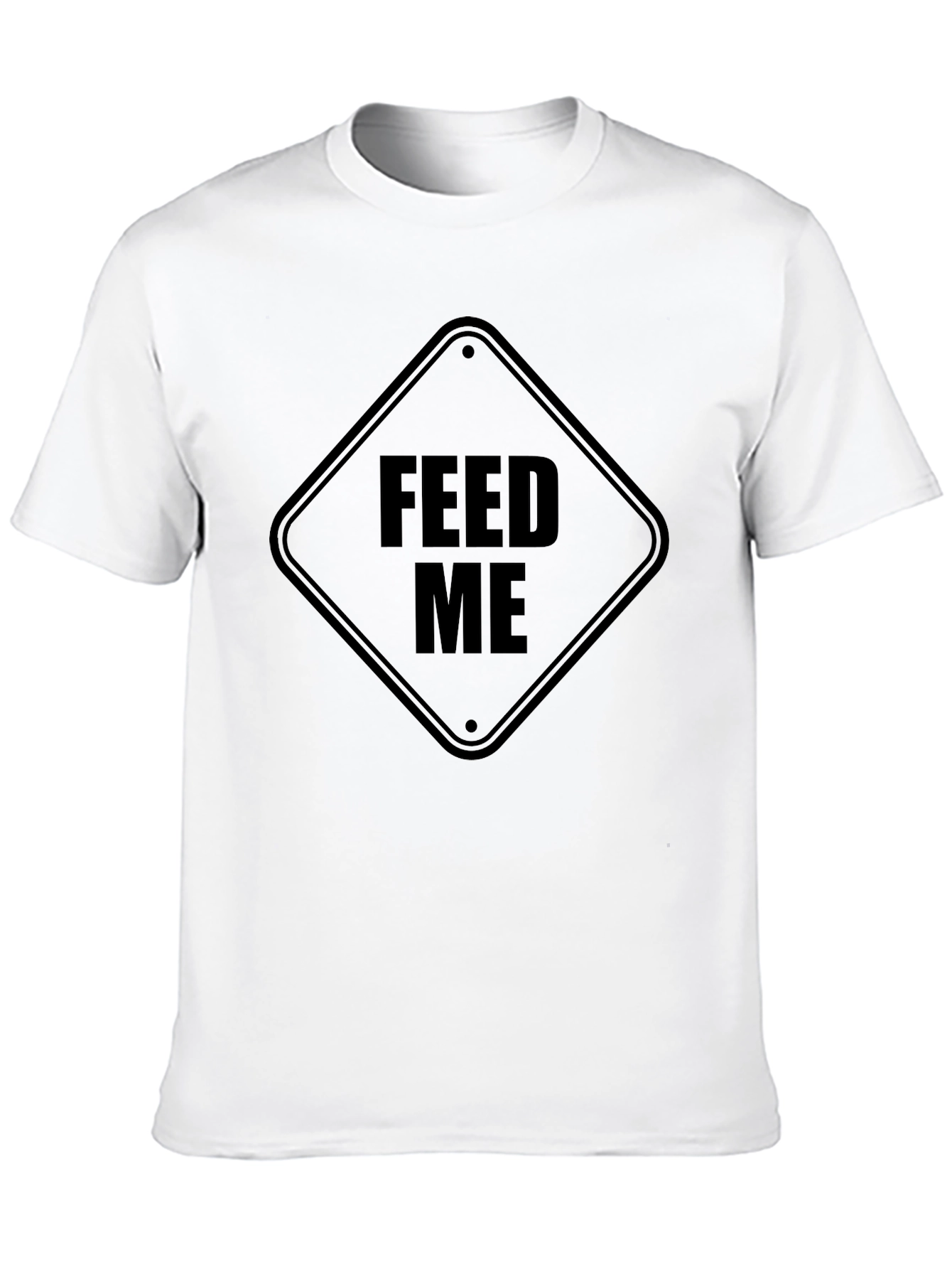 Feed Me Graphic T-Shirt - Black