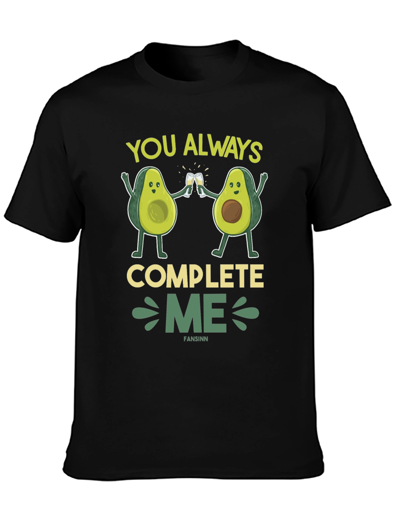 Avocado Couple T-Shirt - You Always Complete Me