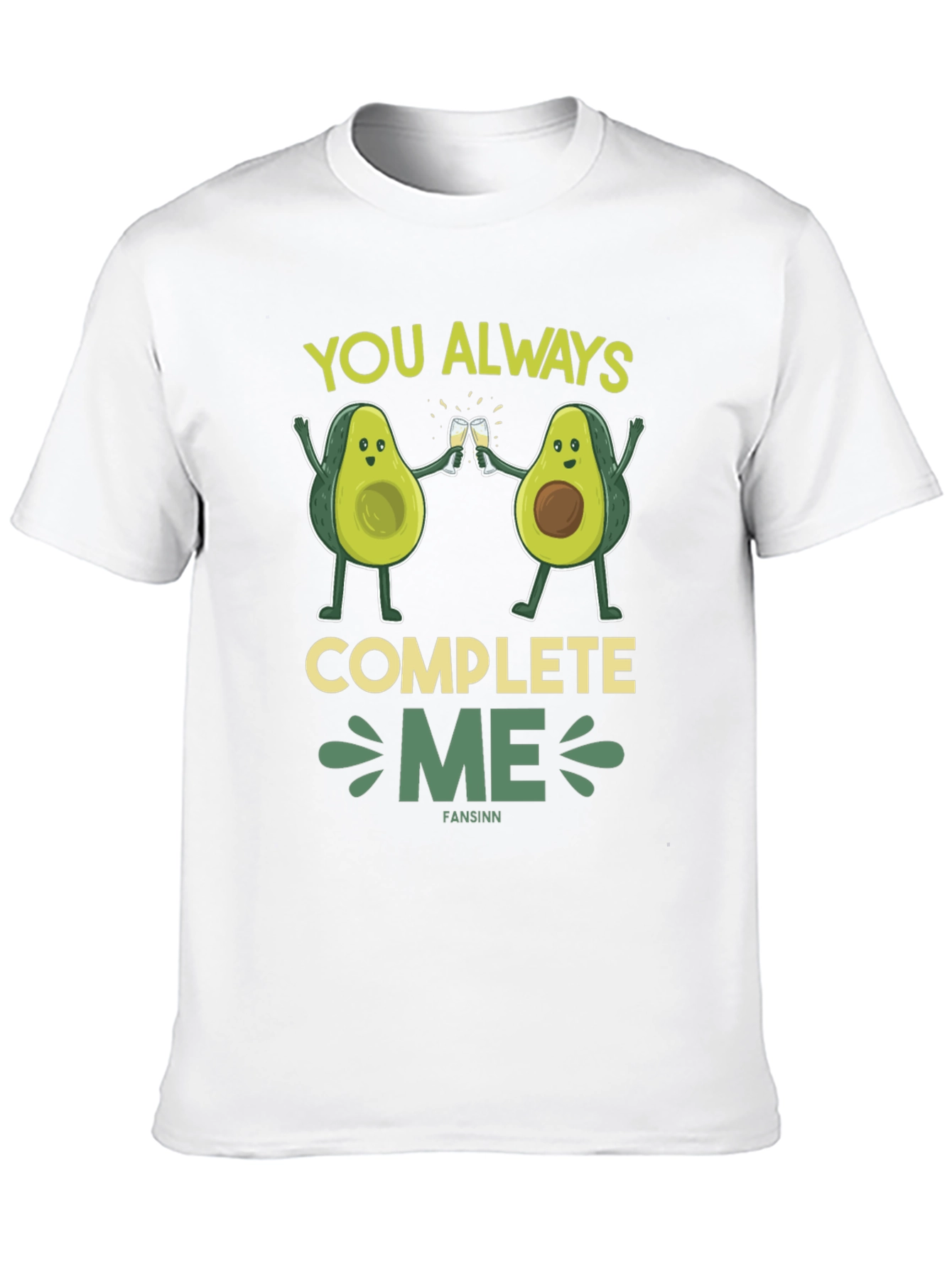 Avocado Couple T-Shirt - You Always Complete Me