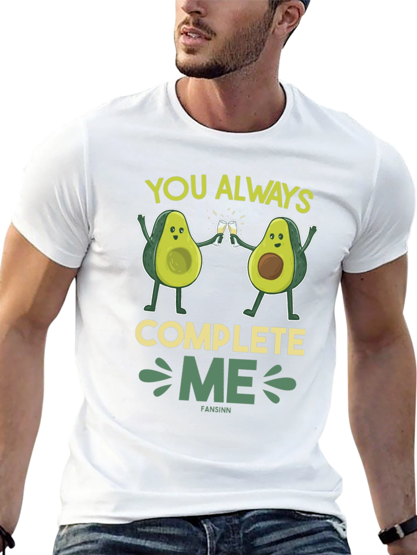 Avocado Couple T-Shirt - You Always Complete Me