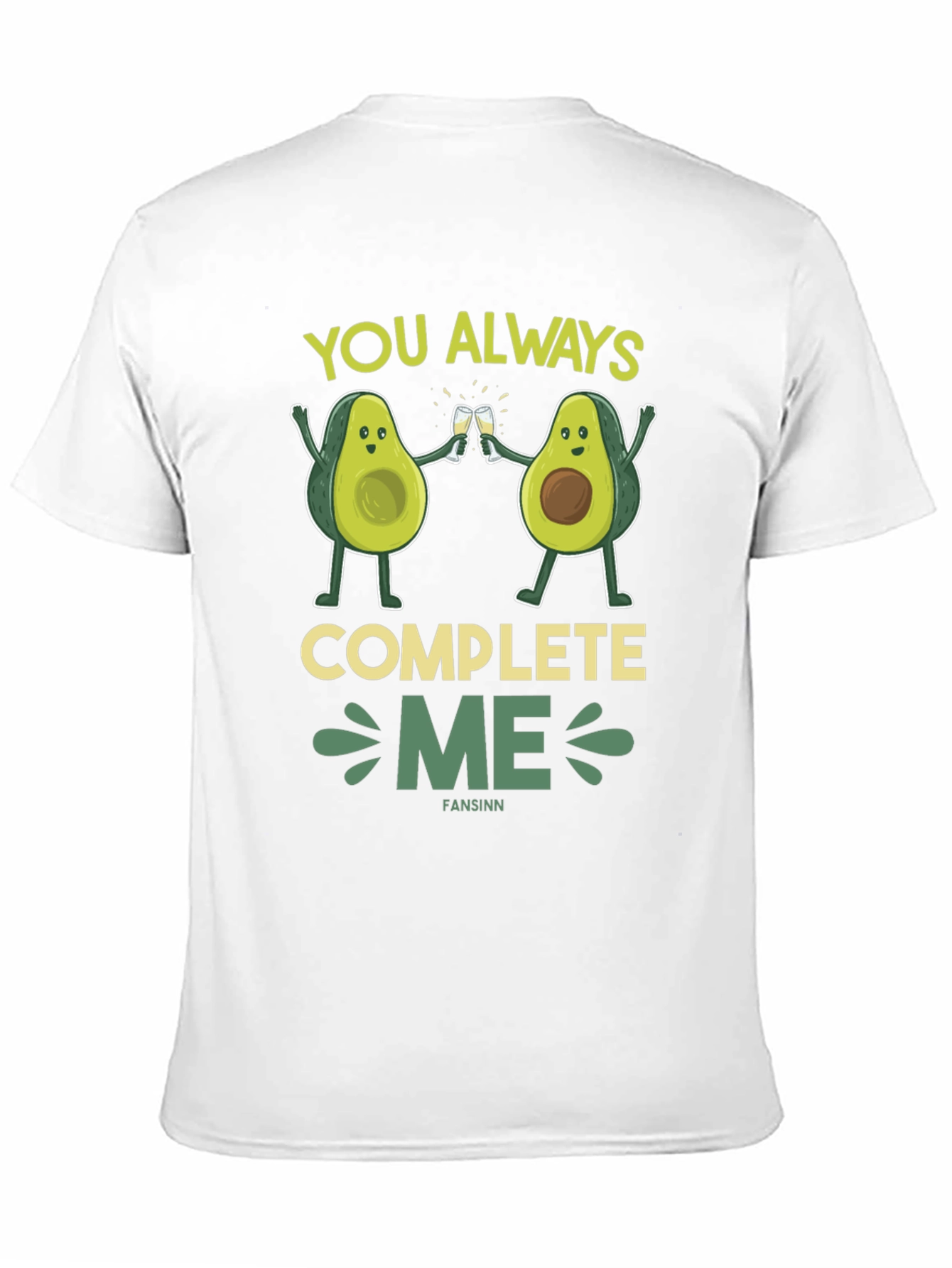 Avocado Couple T-Shirt - You Always Complete Me