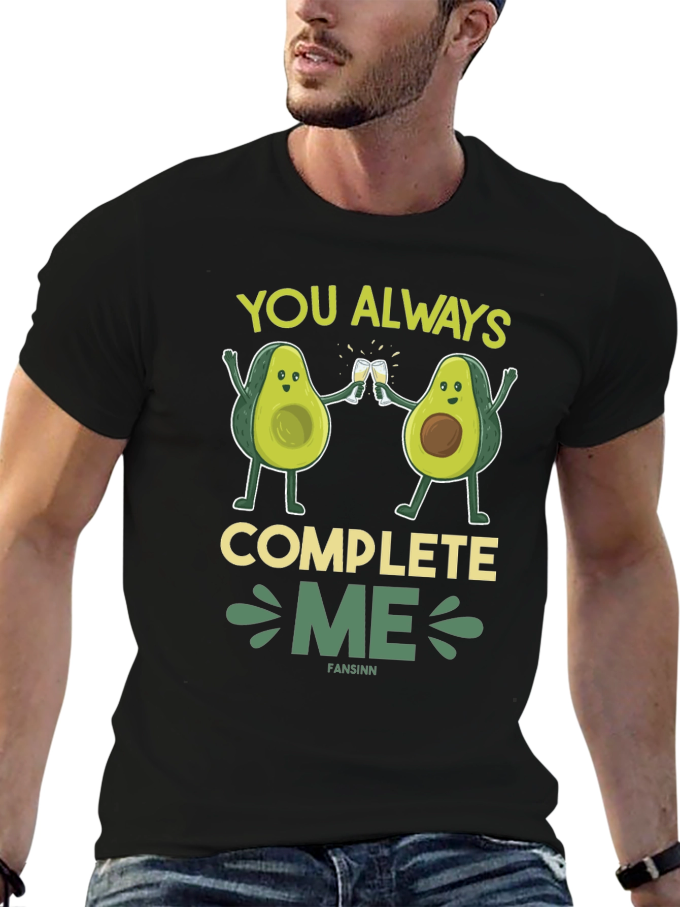 Avocado Couple T-Shirt - You Always Complete Me
