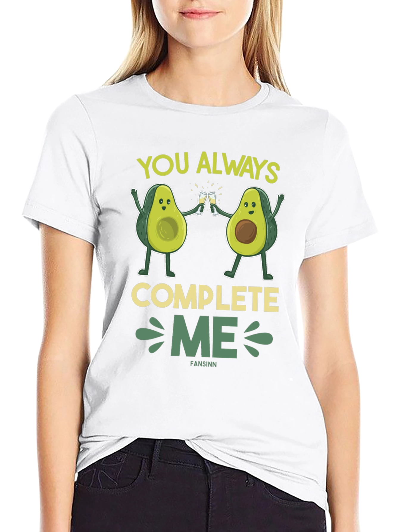 Avocado Couple T-Shirt - You Always Complete Me