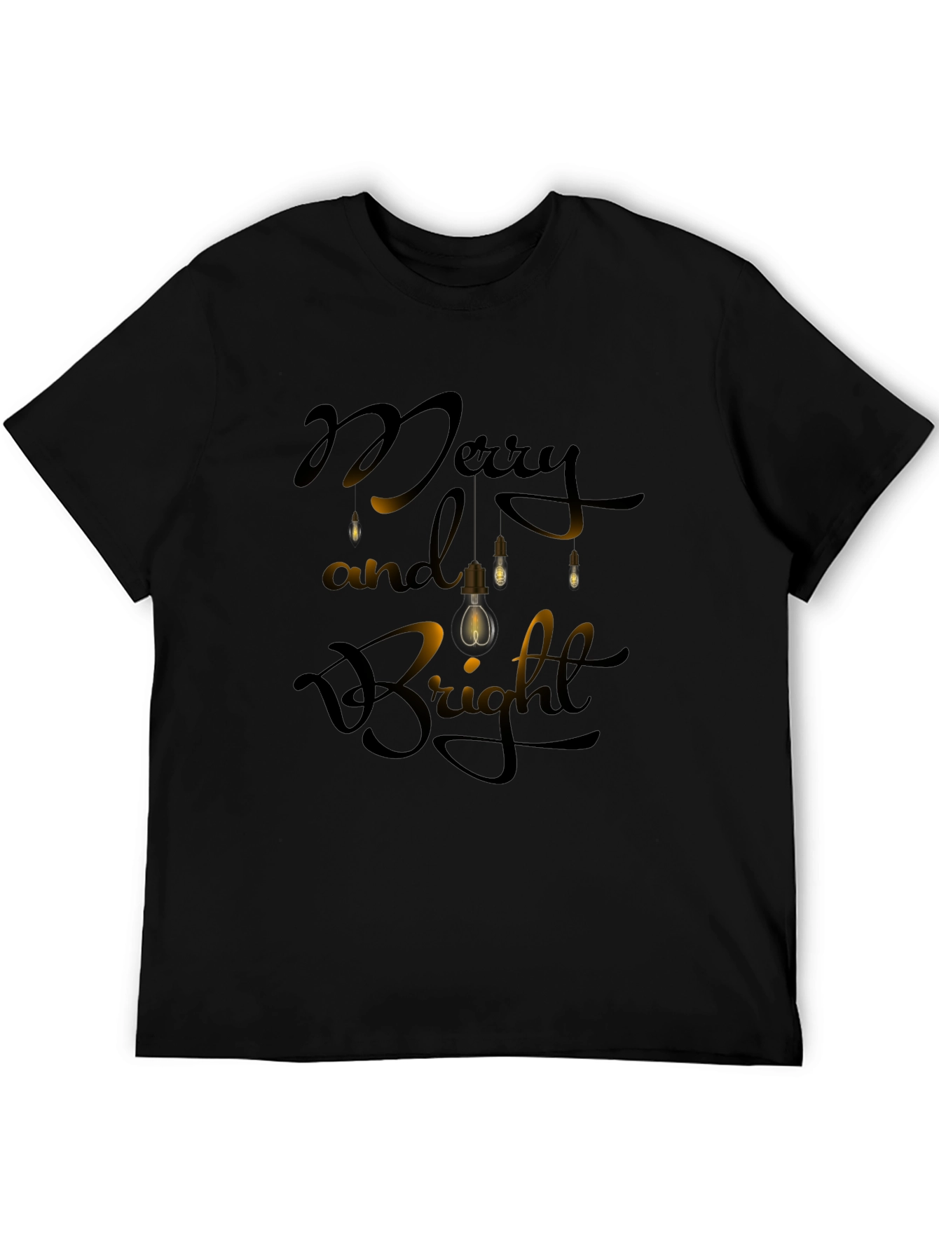 Merry & Bright Graphic Tee - Holiday Sparkle
