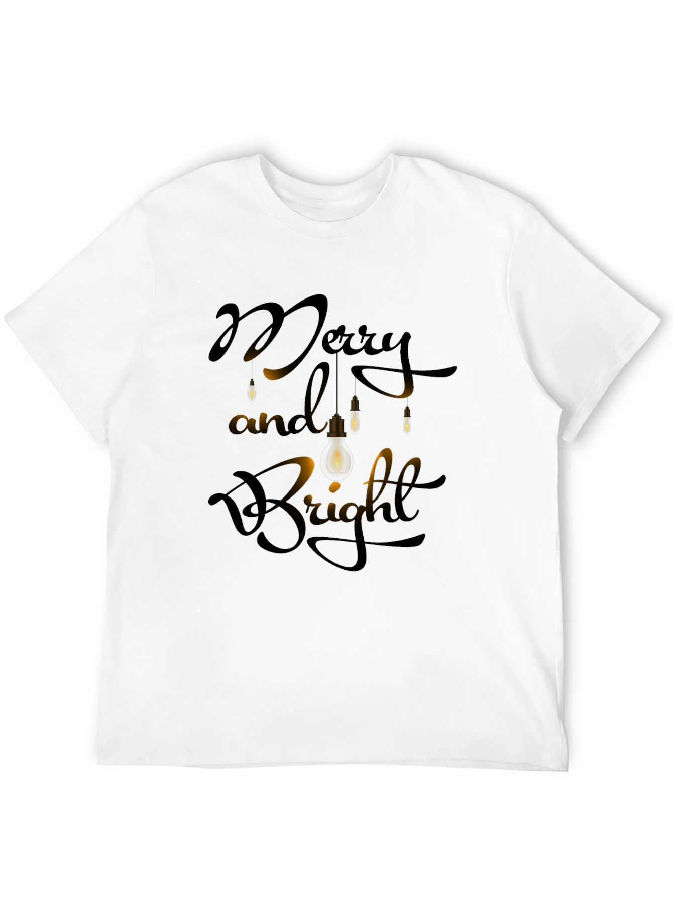 Merry & Bright Graphic Tee - Holiday Sparkle