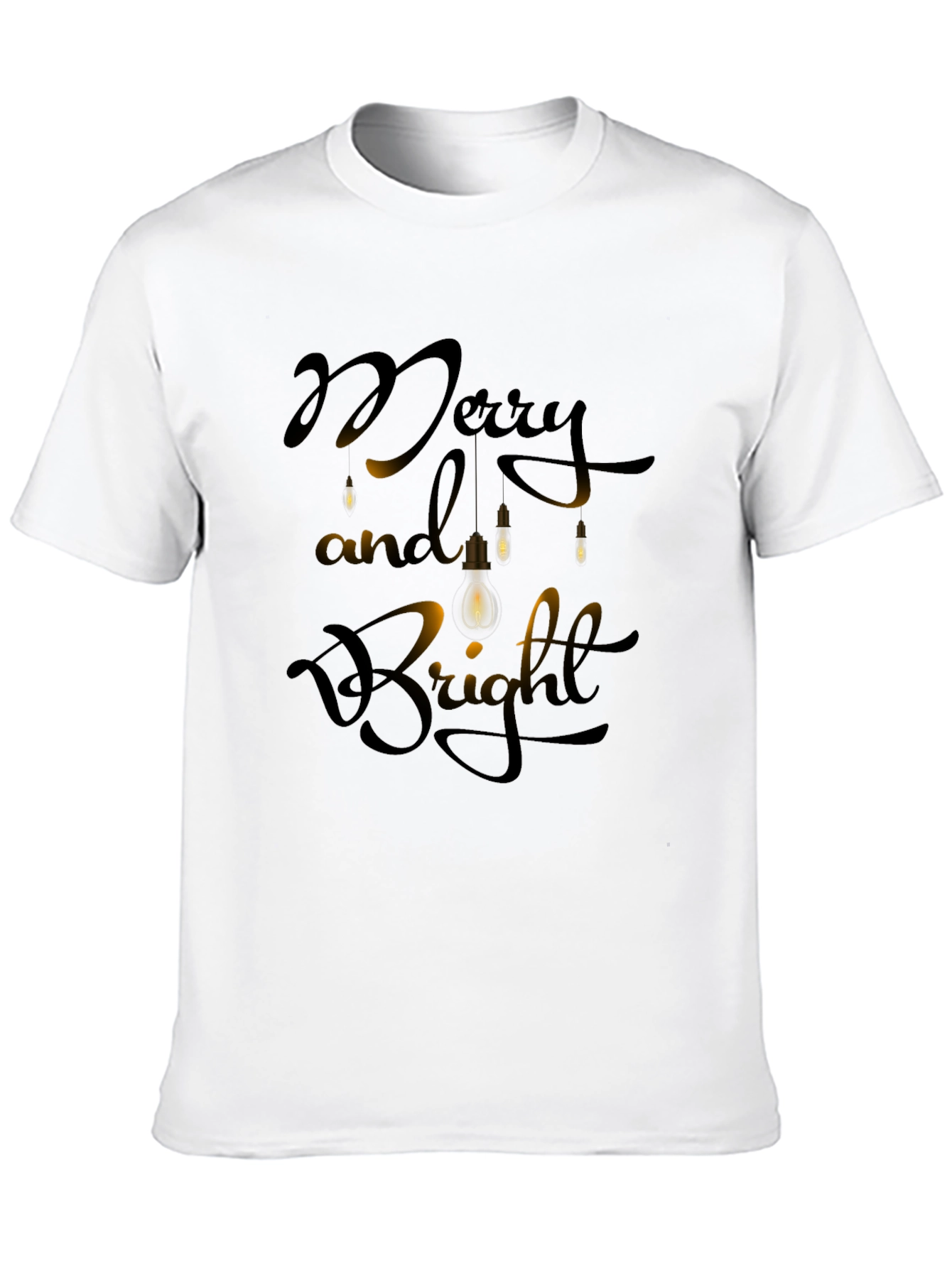 Merry & Bright Graphic Tee - Holiday Sparkle