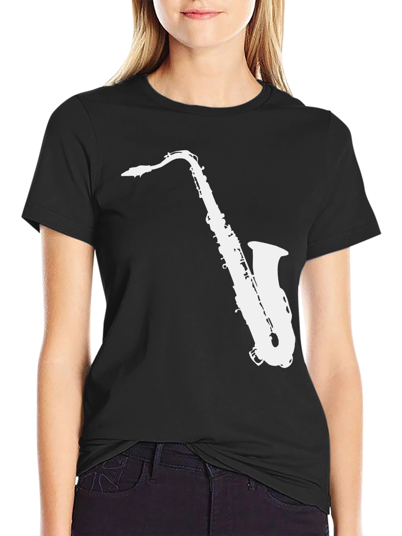 Saxophone Graphic Tee - Cool Music Lover T-Shirt