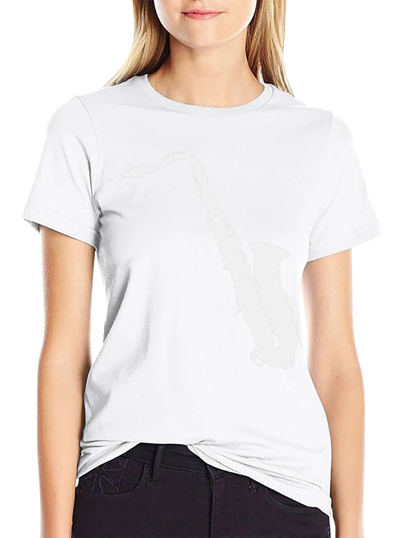 Saxophone Graphic Tee - Cool Music Lover T-Shirt
