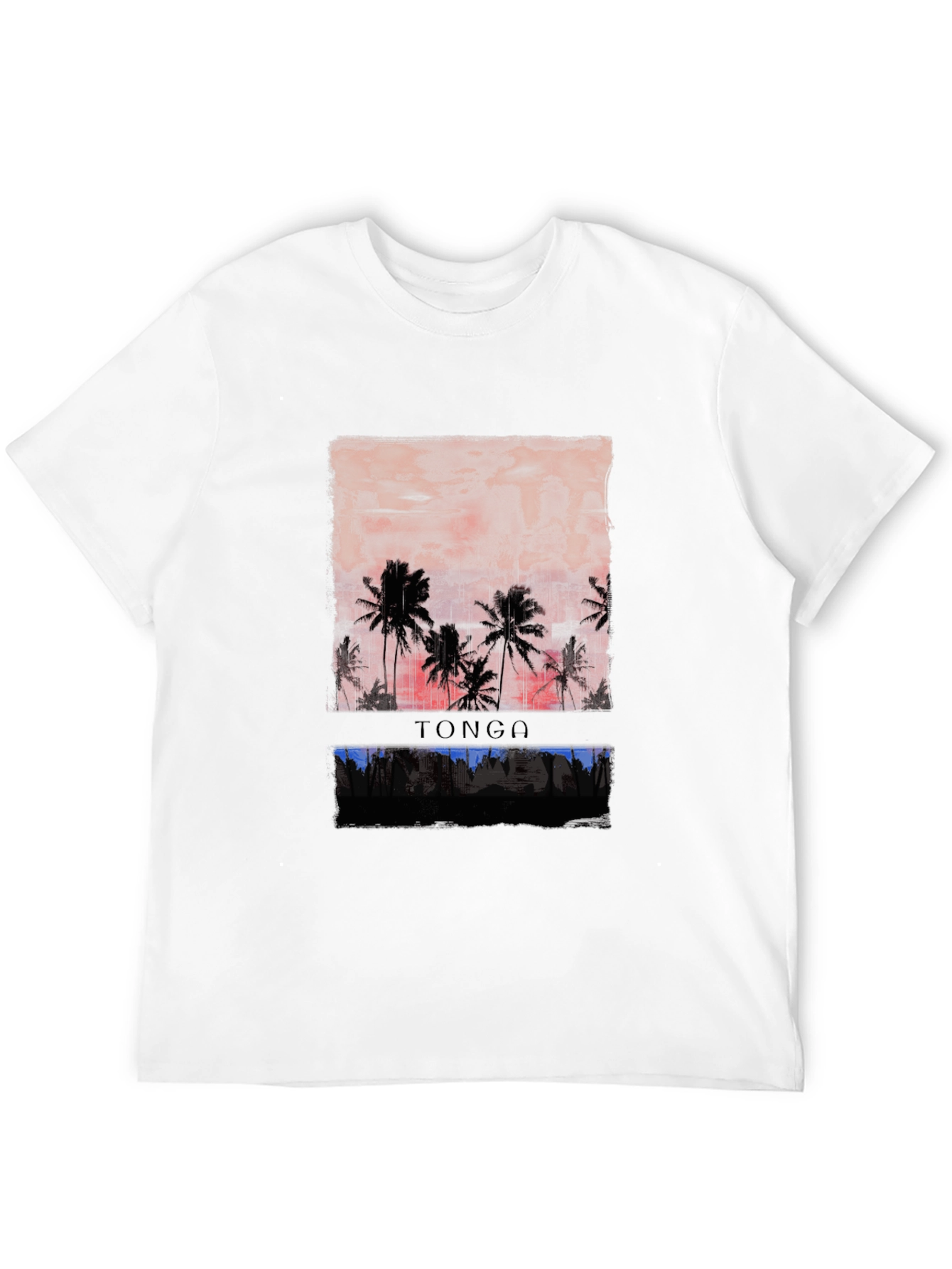 Tonga Sunset Graphic Tee - Island Life Shirt