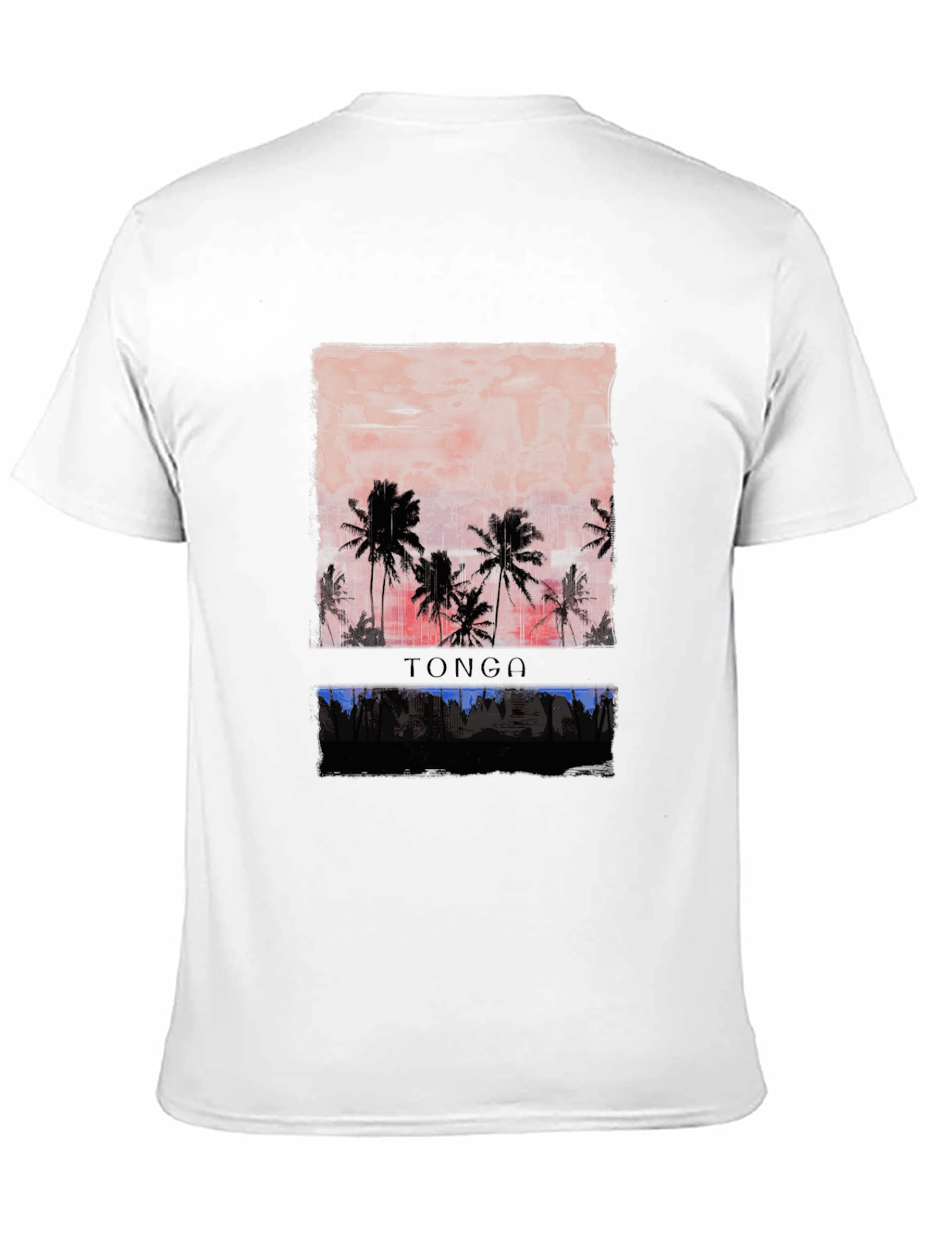 Tonga Sunset Graphic Tee - Island Life Shirt