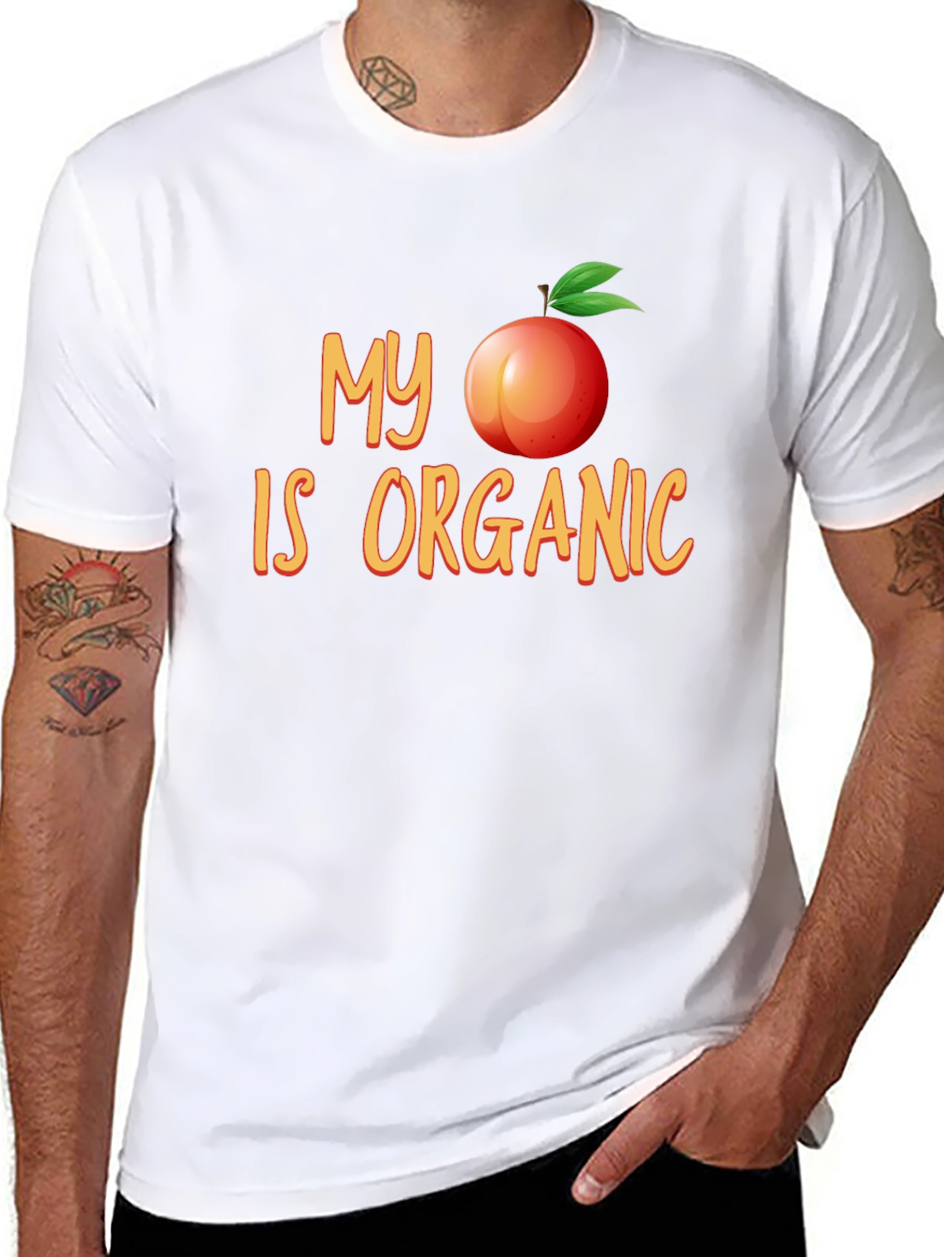My Peach Is Organic Funny T-Shirt