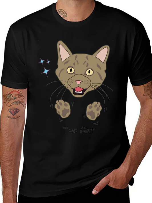 Funny Cat Graphic T-Shirt - Ive Got You!