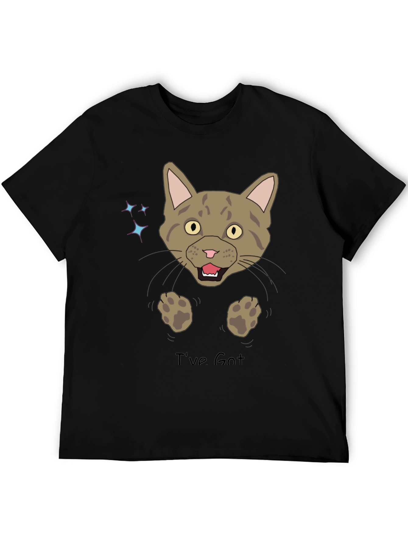 Funny Cat Graphic T-Shirt - Ive Got You!