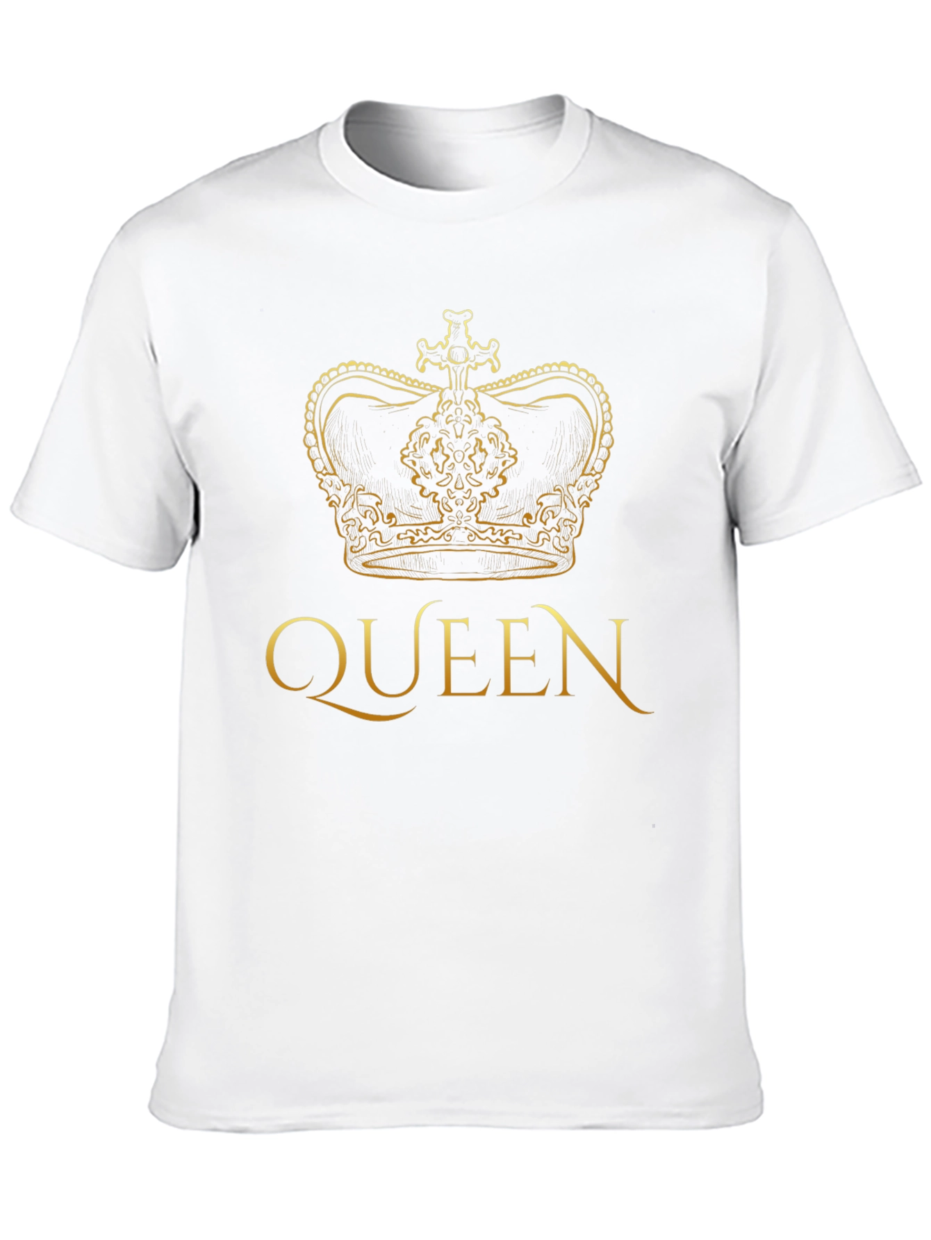 Queen Crown Graphic Tee - Black