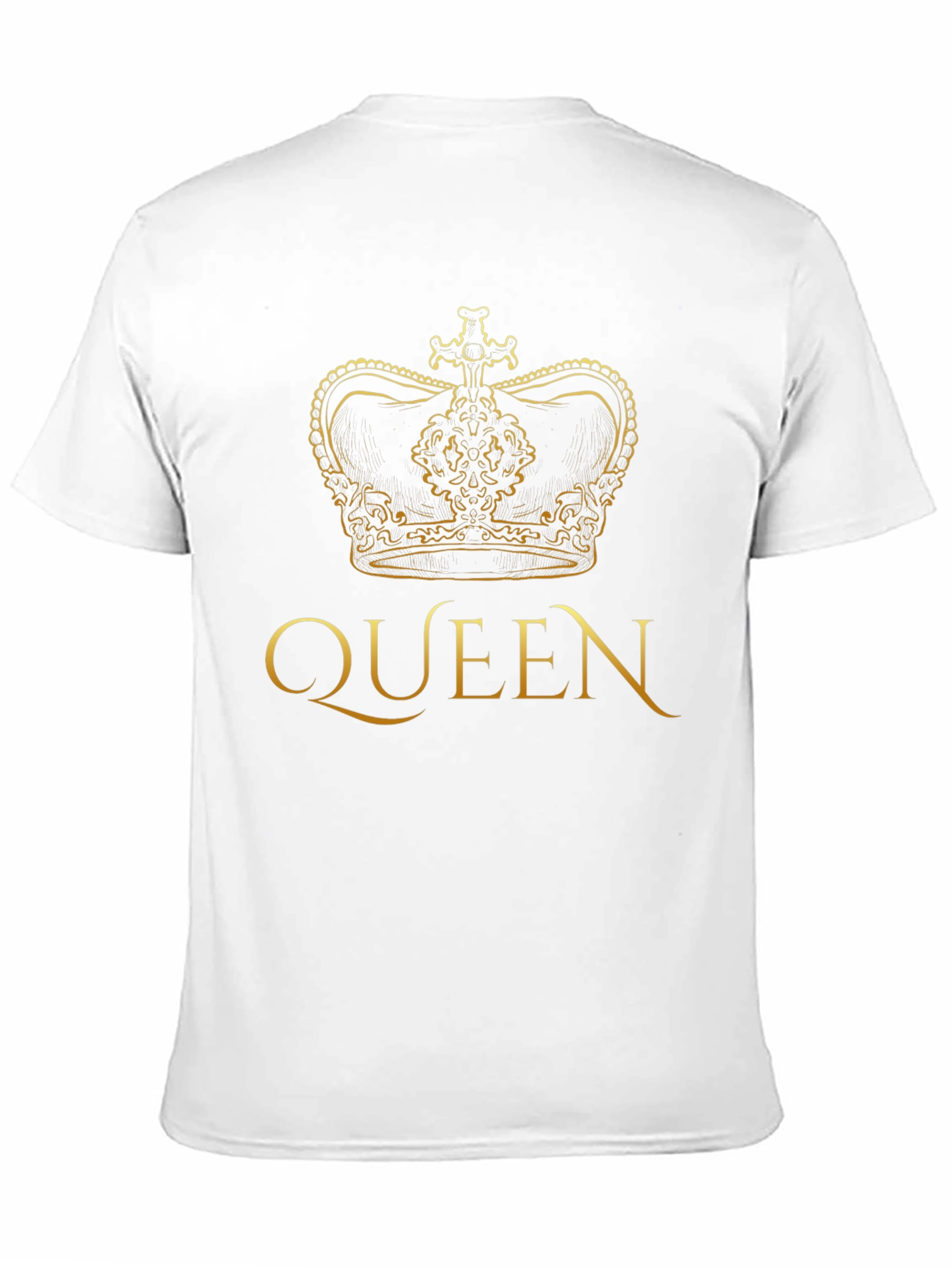 Queen Crown Graphic Tee - Black