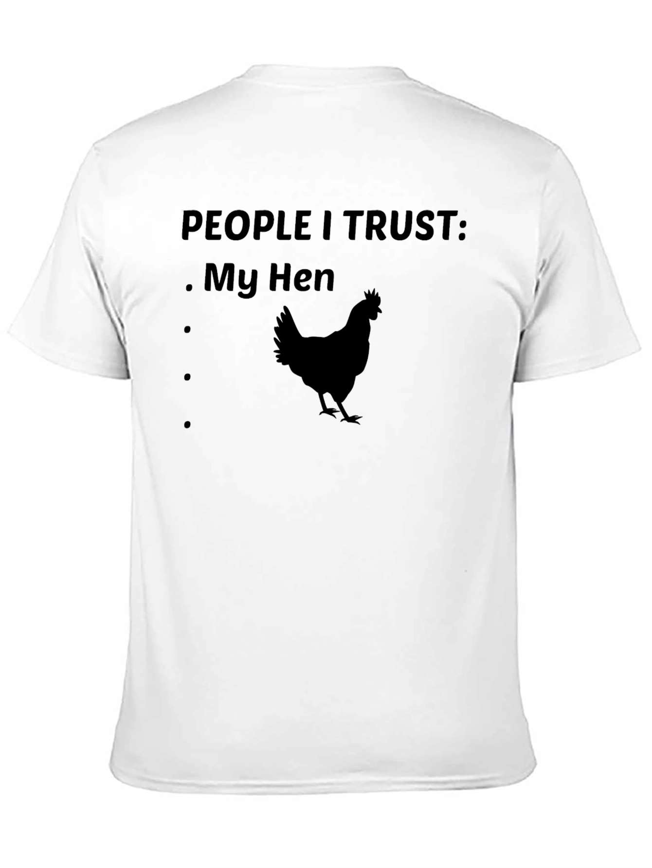 People I Trust: My Hen Graphic Tee - Black