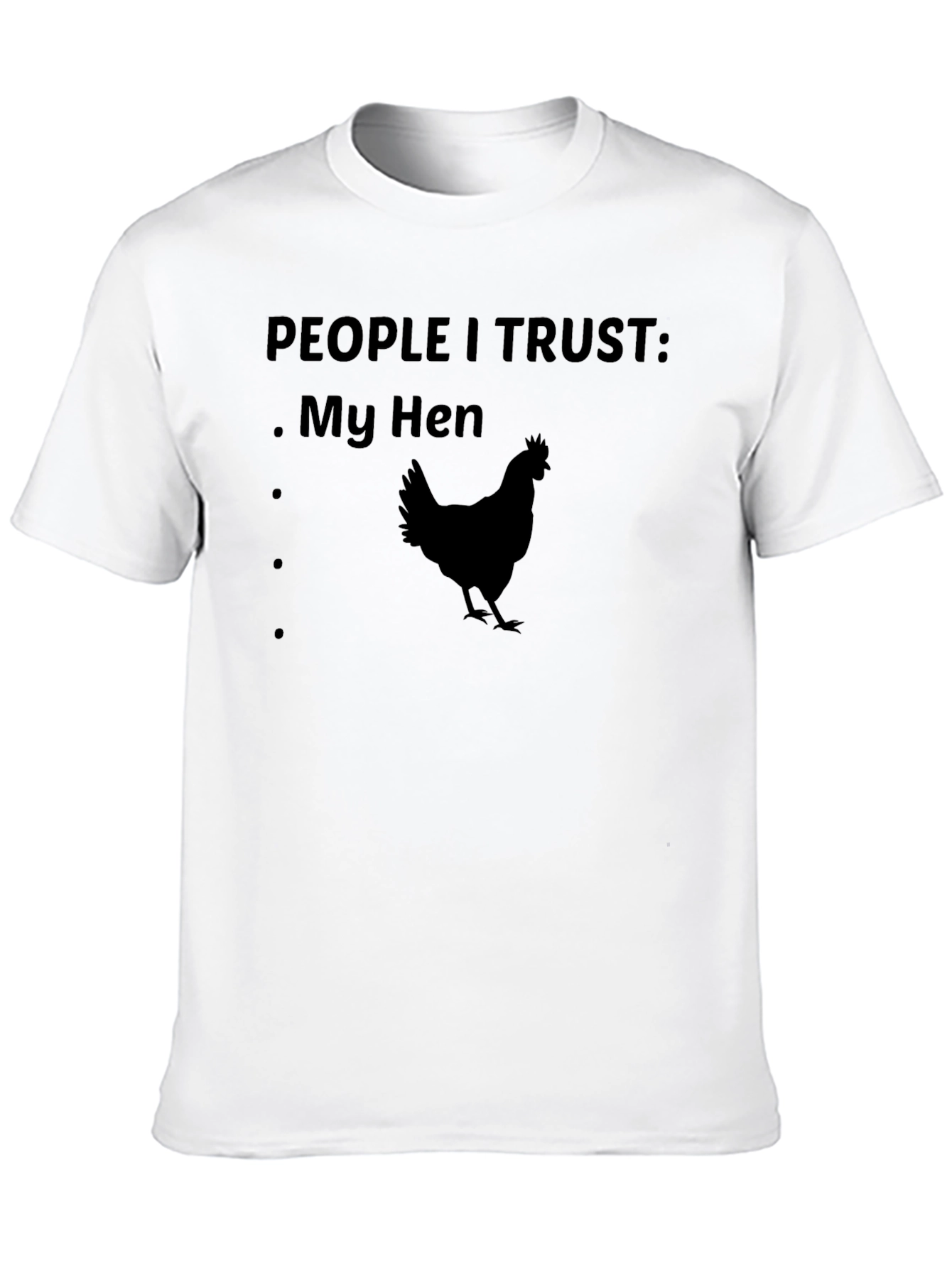 People I Trust: My Hen Graphic Tee - Black