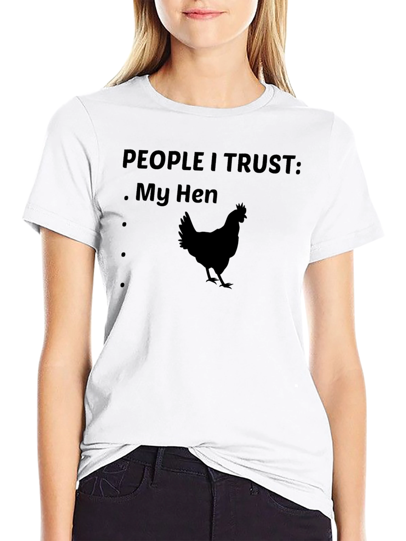 People I Trust: My Hen Graphic Tee - Black