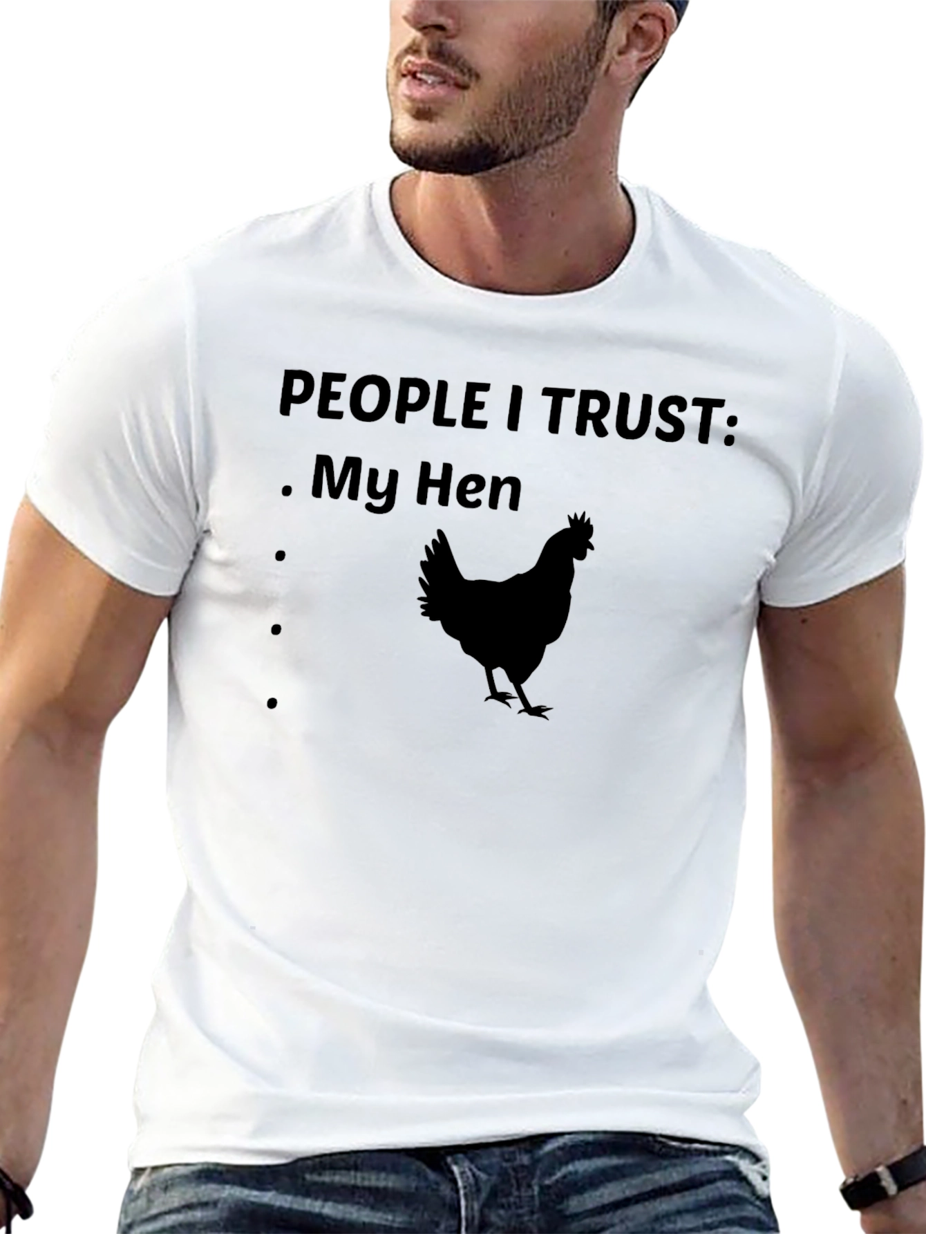 People I Trust: My Hen Graphic Tee - Black